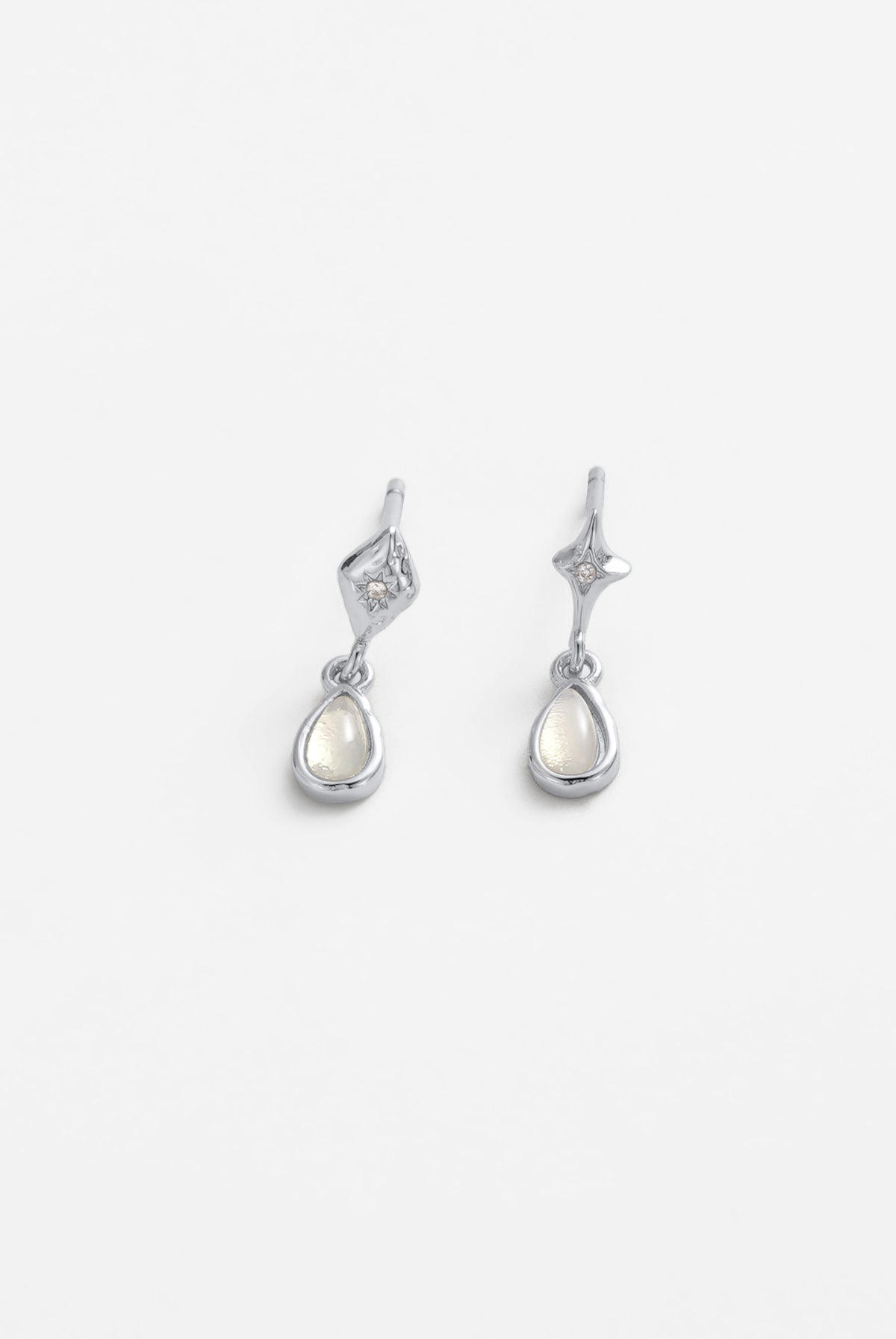 Clea Drop Earring - Silver