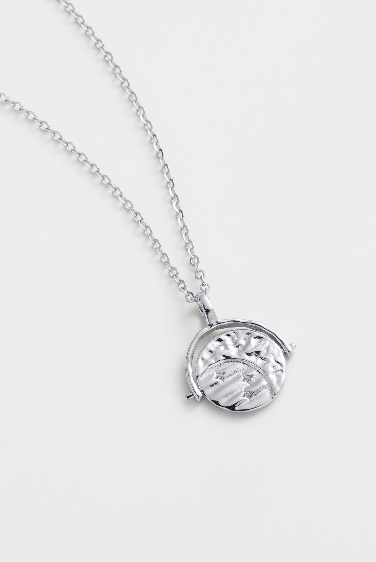 Luna Pendant Necklace - Silver