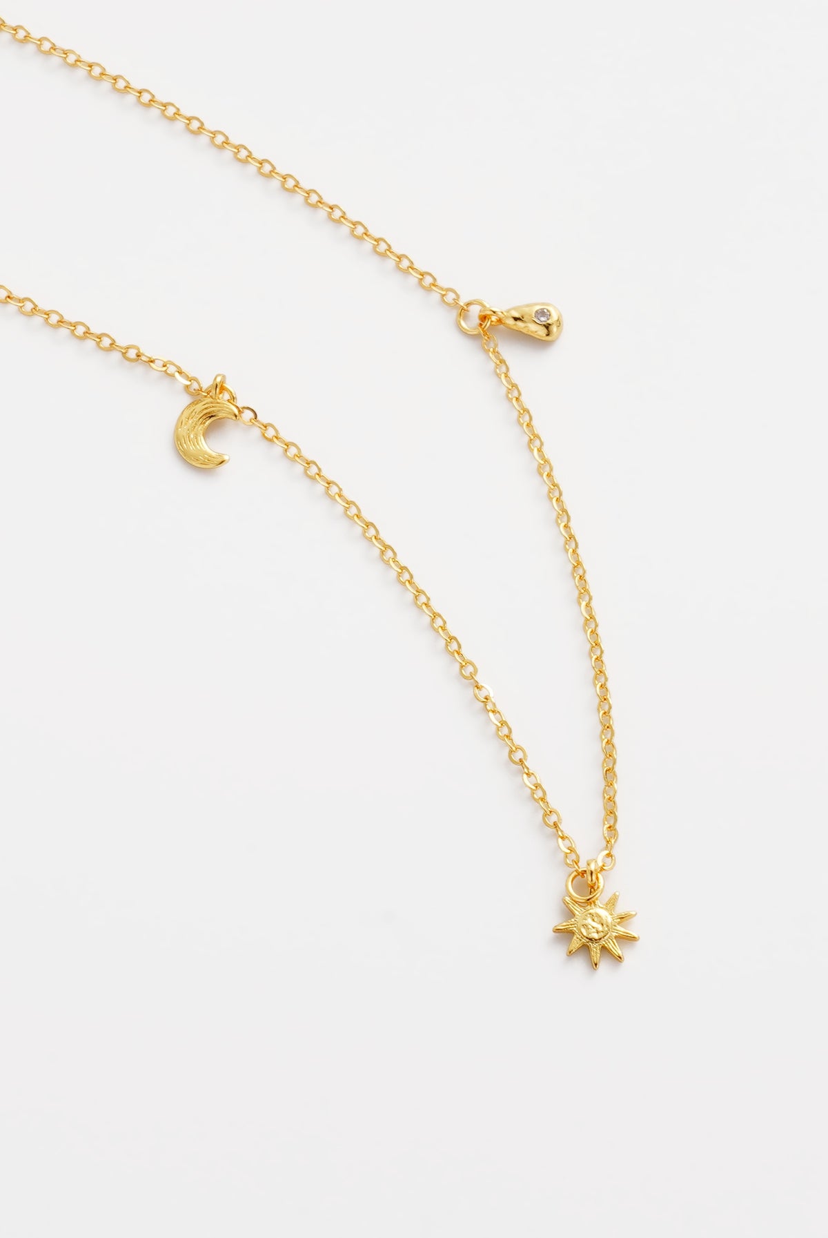 Luna Charm Necklace - Gold