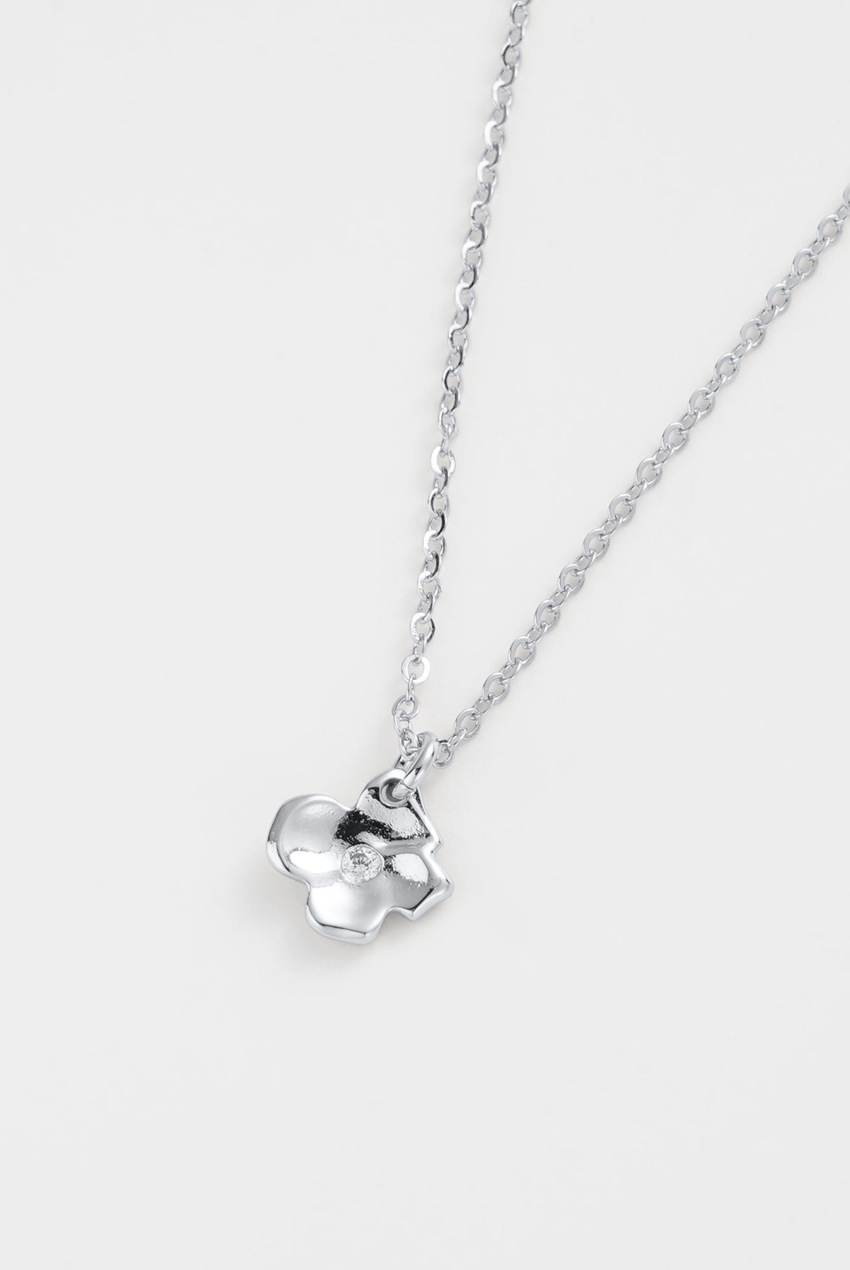 Fleur Necklace - Silver
