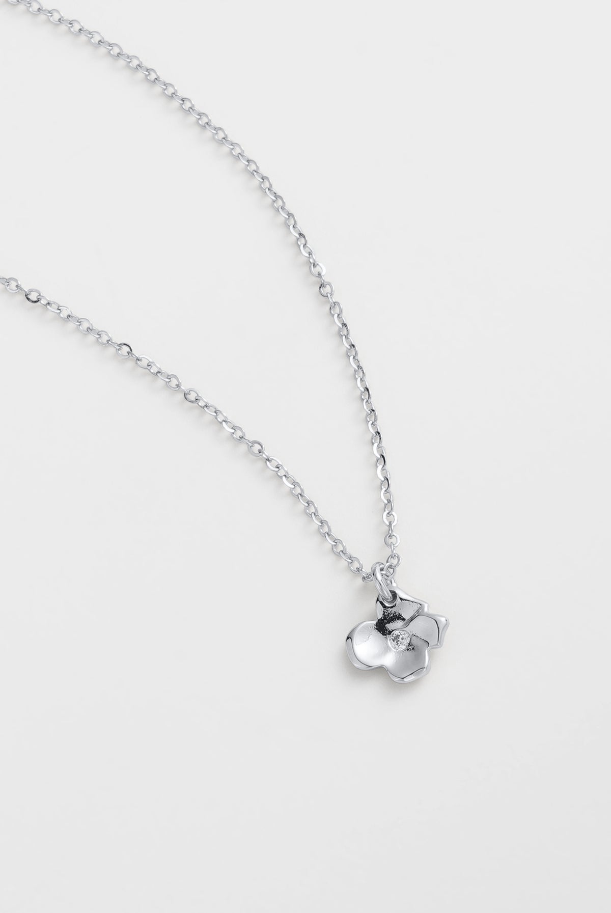 Fleur Necklace - Silver