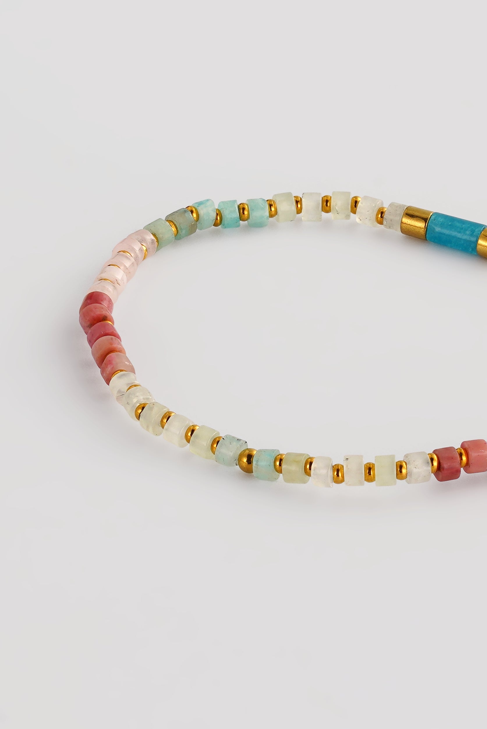 Terry Bracelet - Aqua/Coral