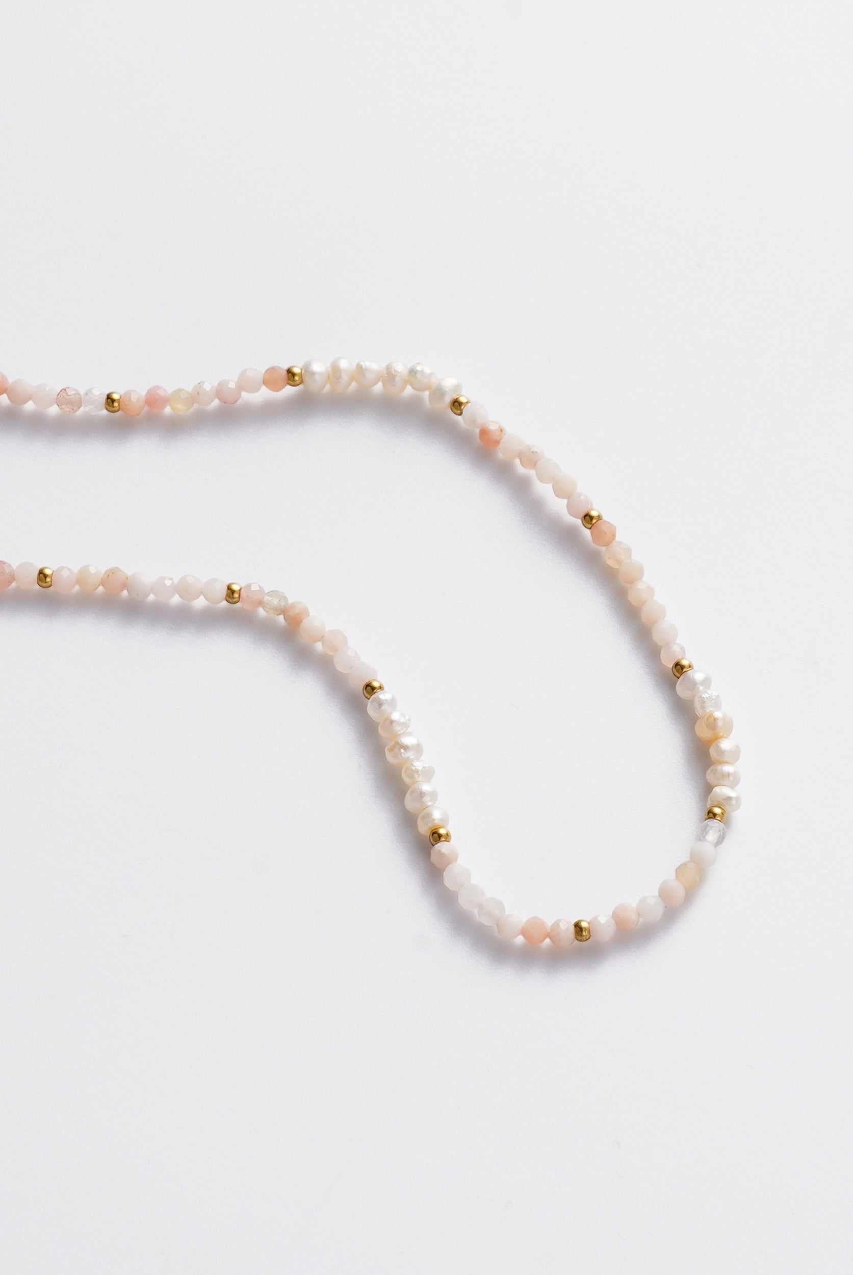 Leah Necklace - Pastel Pink