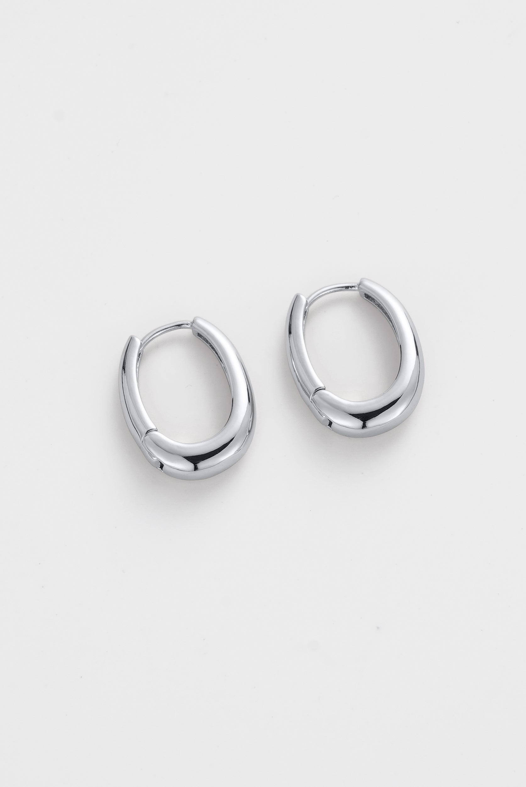 Pia Hoop Large - Silver