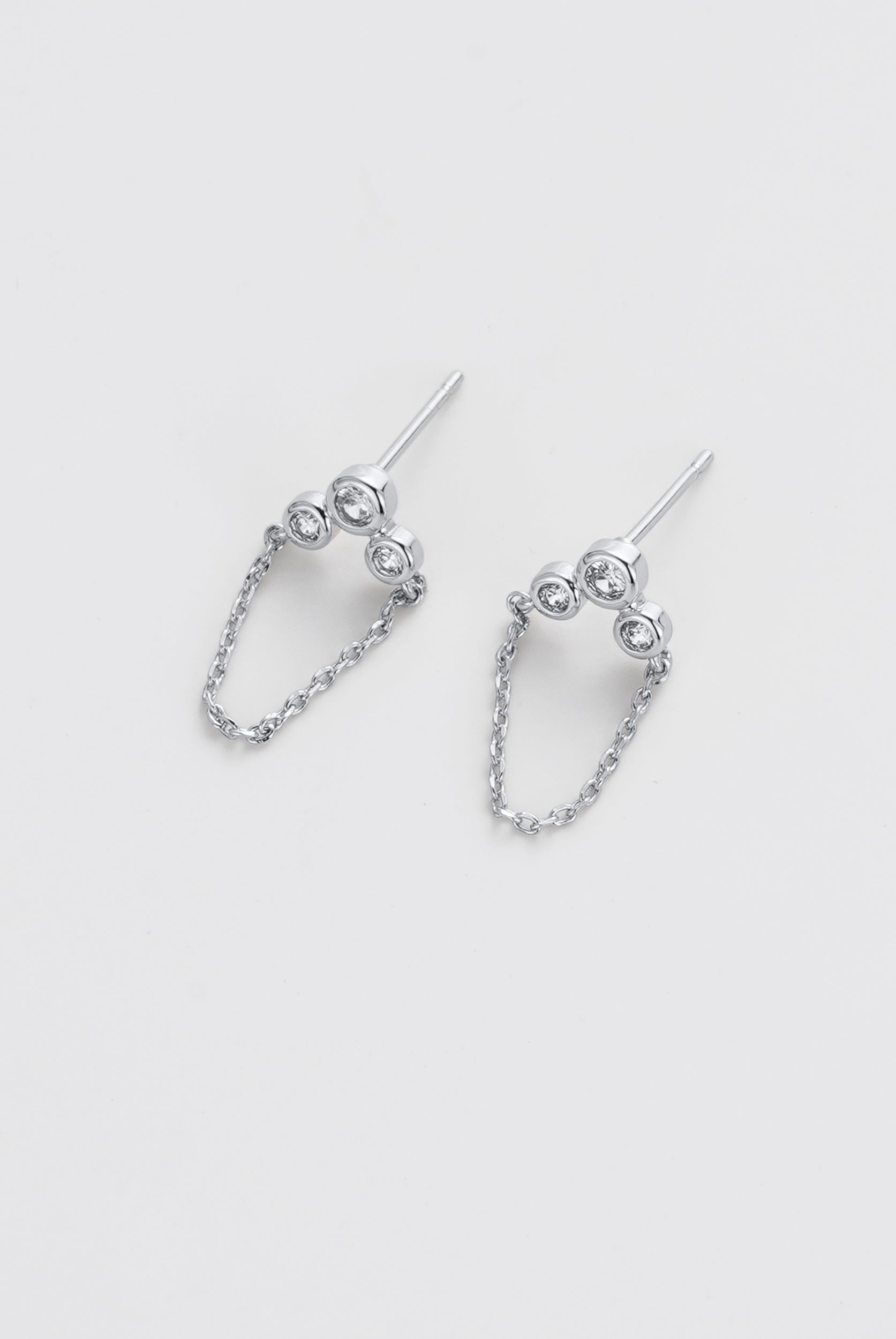 Tia Stud - Silver