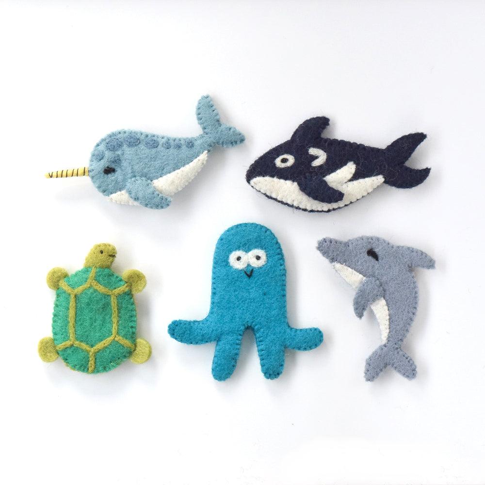 Ocean & Sea Finger Puppets