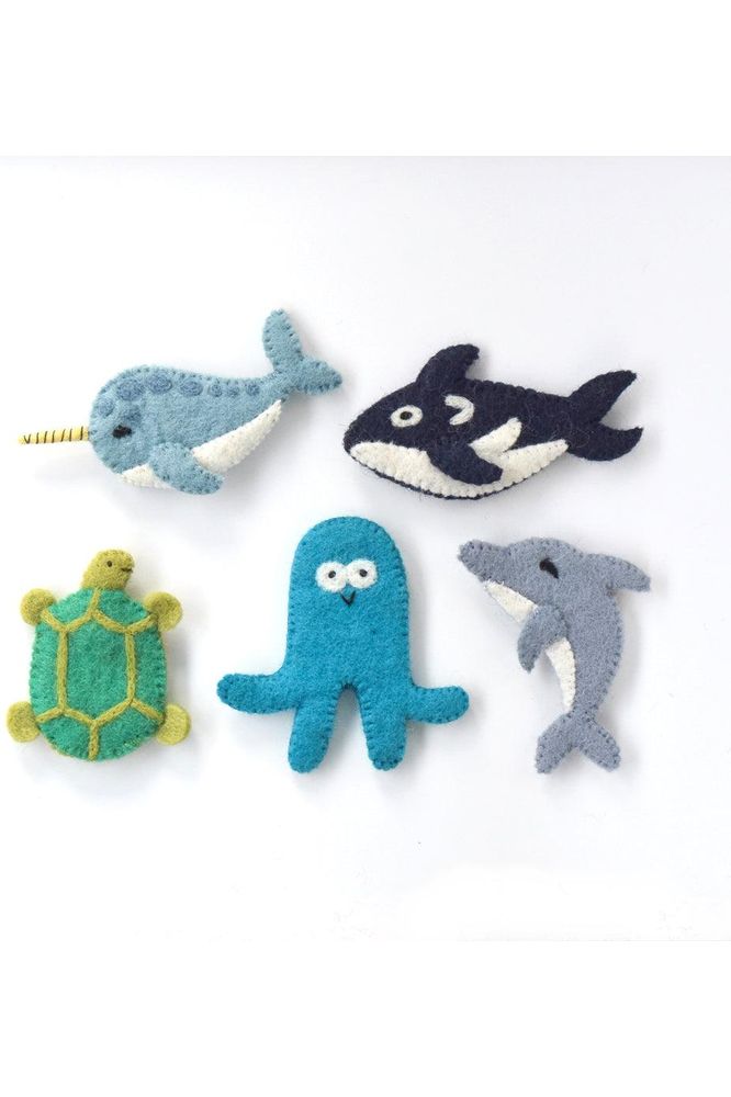 Ocean & Sea Finger Puppets