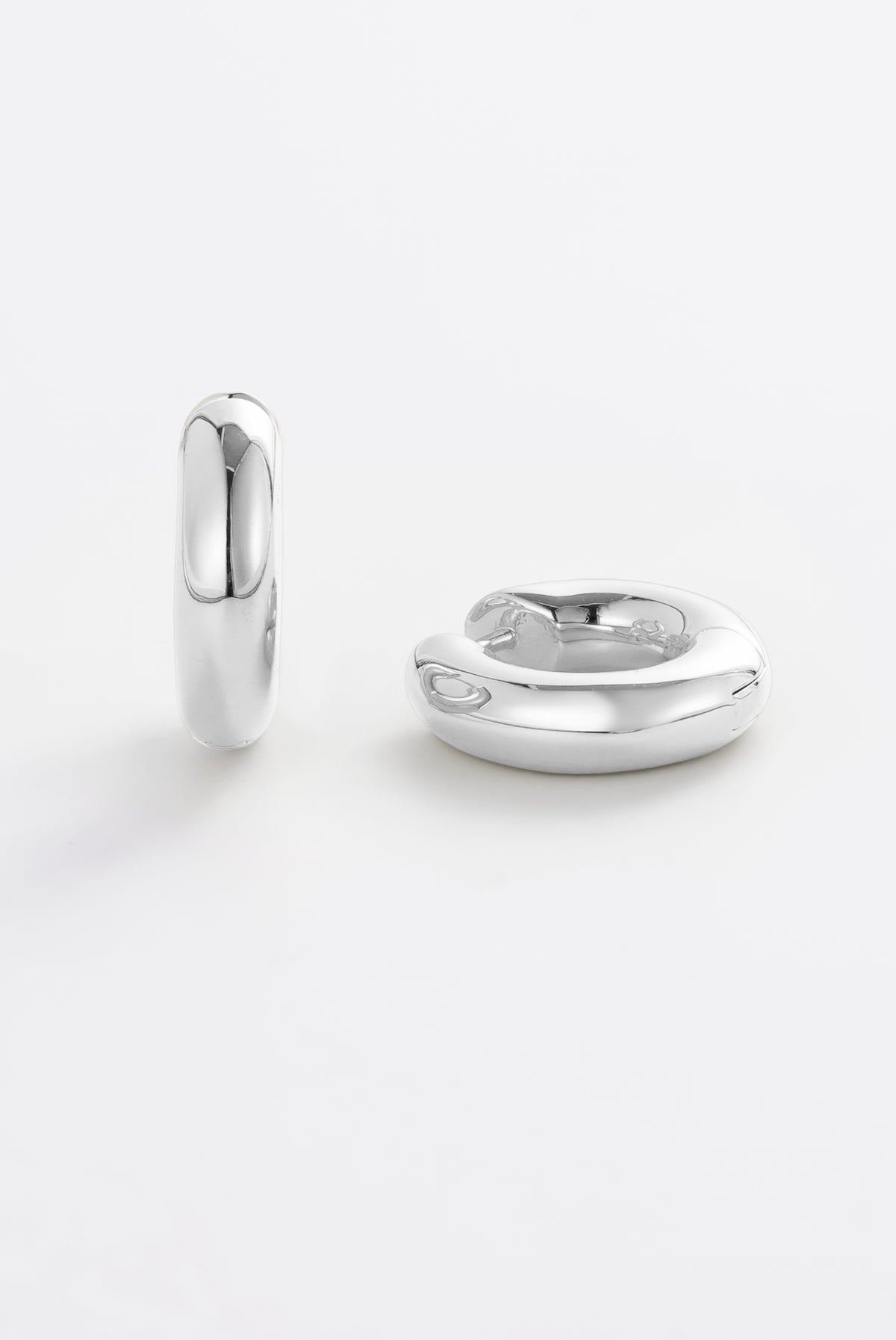 Lina Hoop Small - Silver