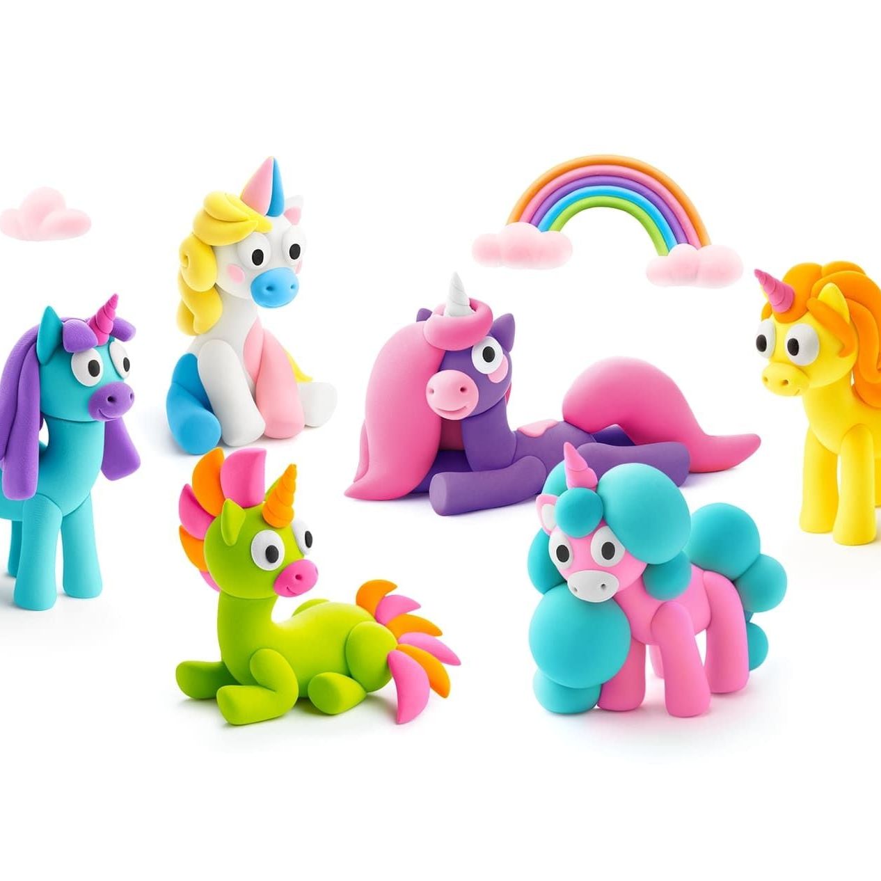 HEY CLAY RAINBOW UNICORN SET - 15 CANS