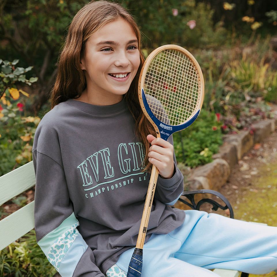 LEAGUE PANEL L/S TEE