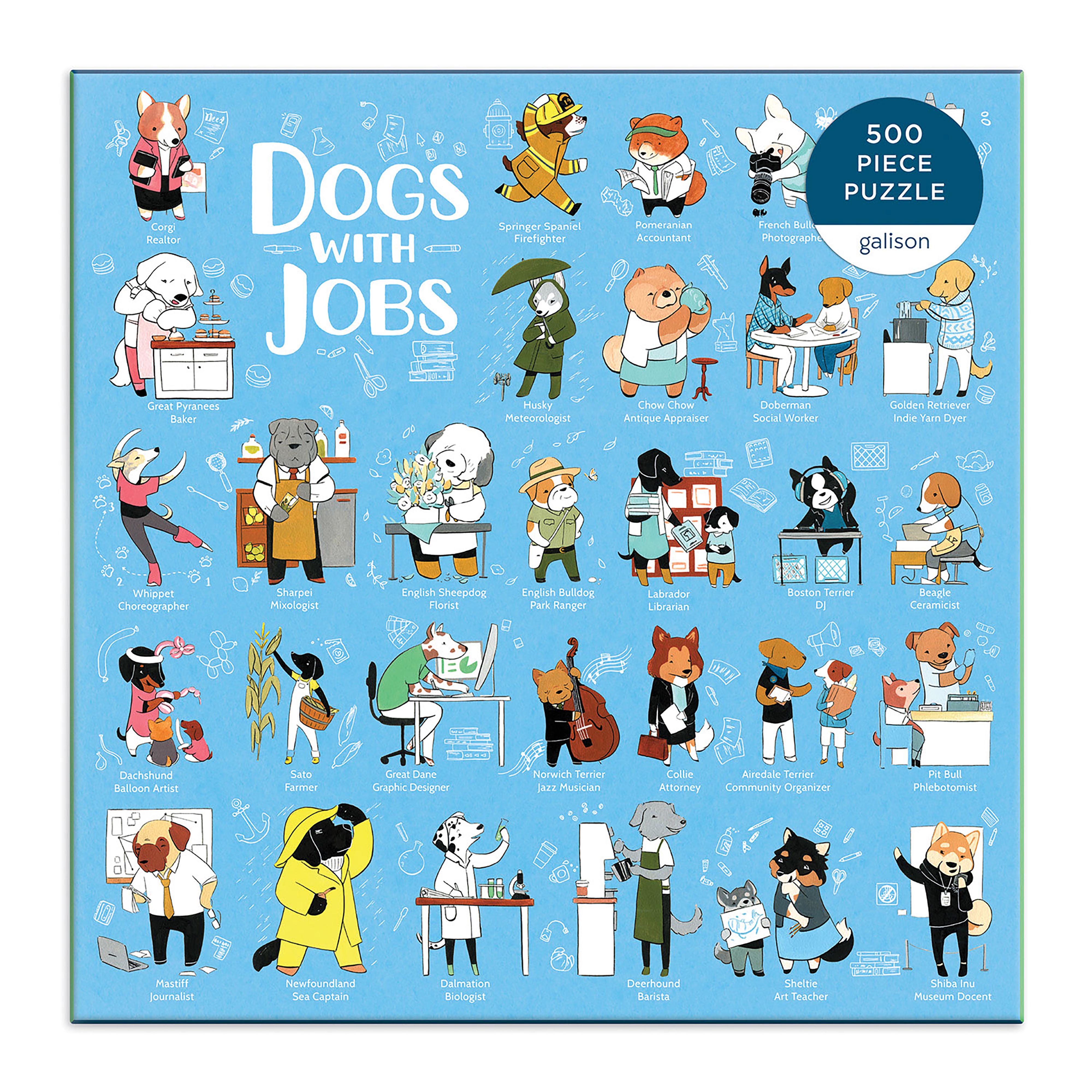 Dogs With Jobs Puzzle ­500pc