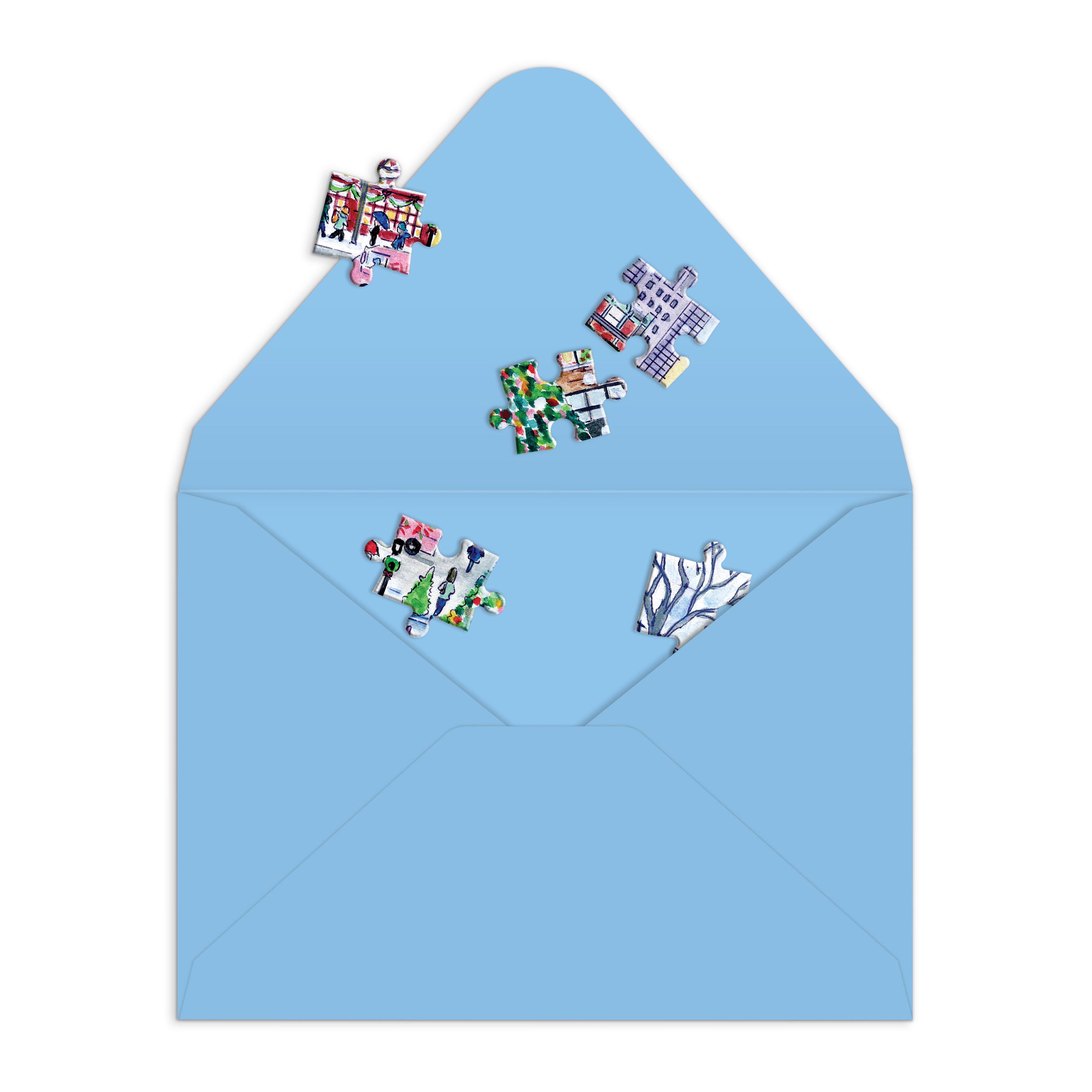 Christmas in the City Greeting Card Puzzle
