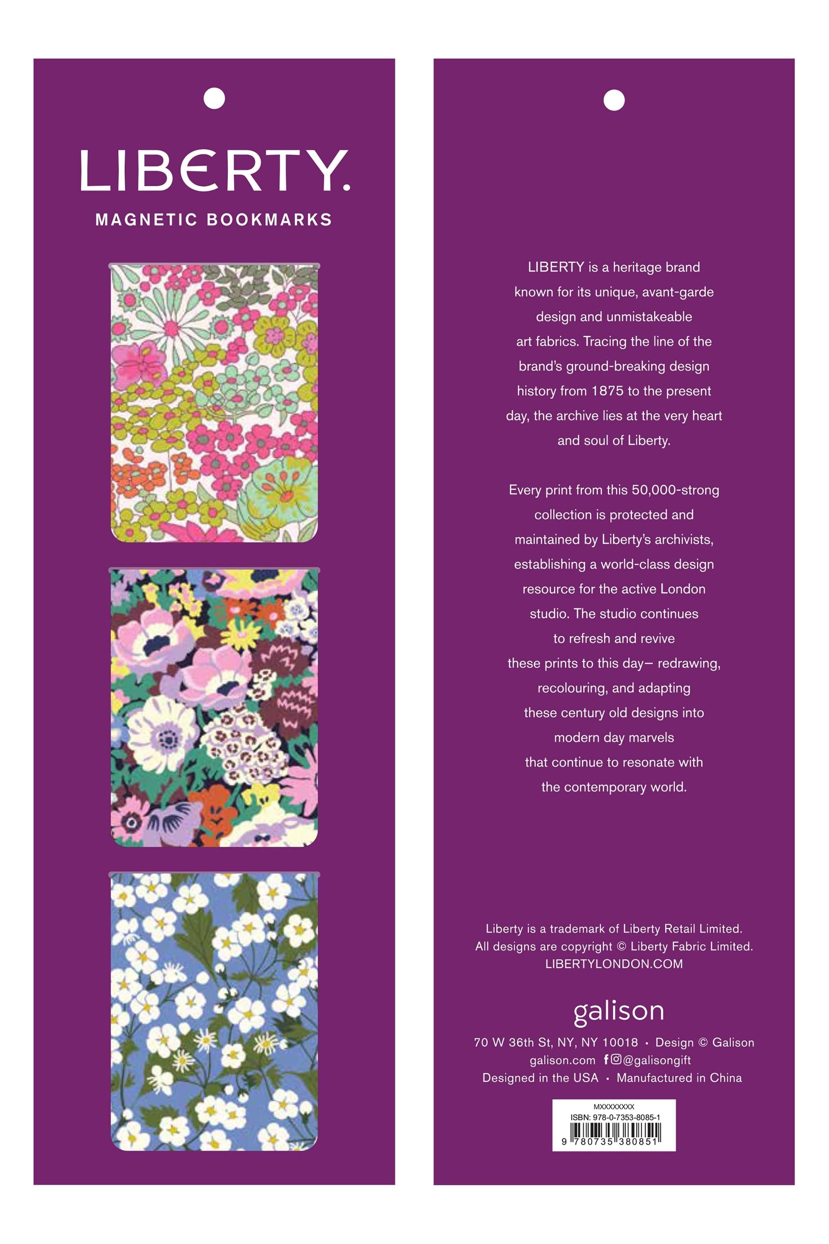 Liberty Magnetic Bookmarks - Set of 3