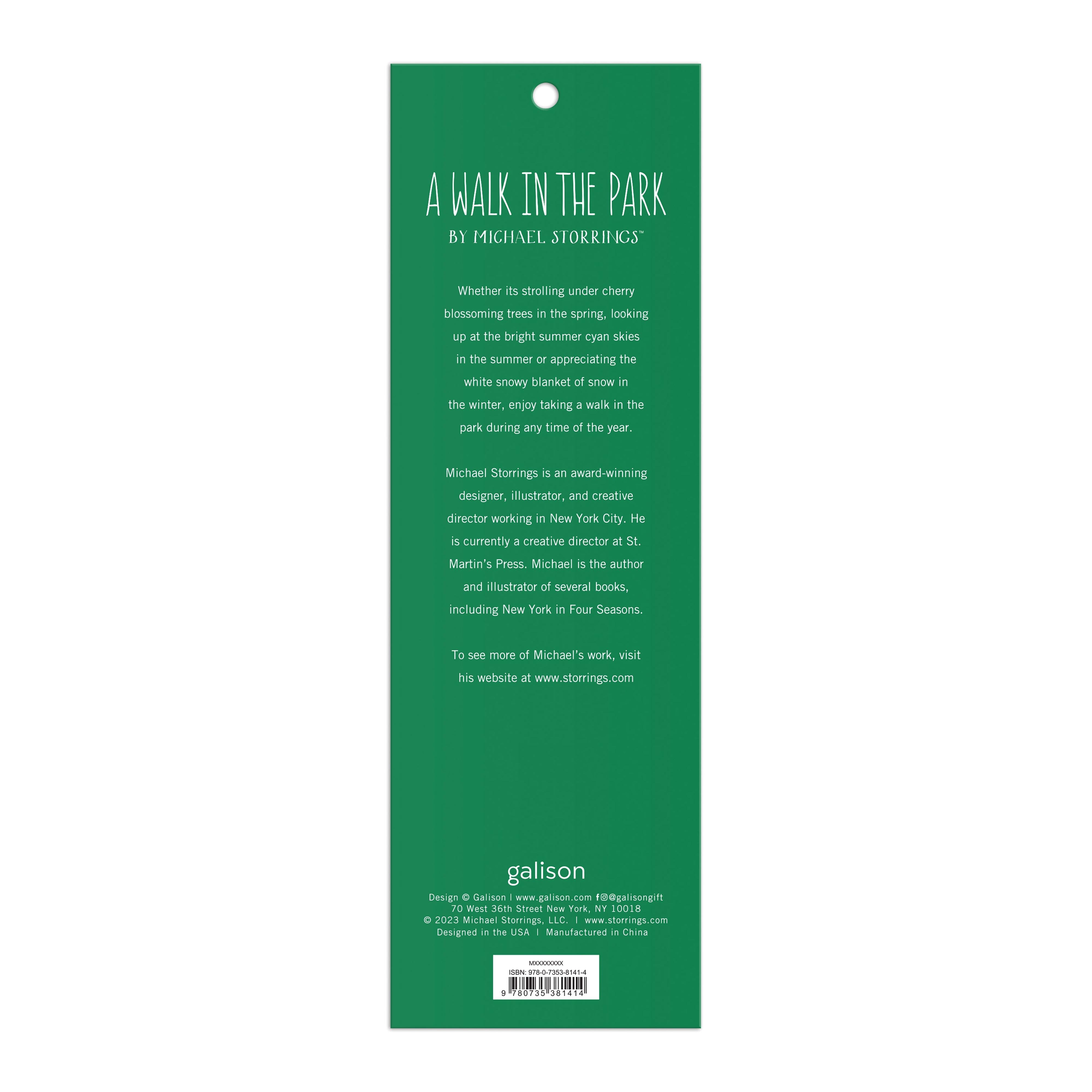 Michael Storrings A Walk in the Park Magnetic Bookmarks