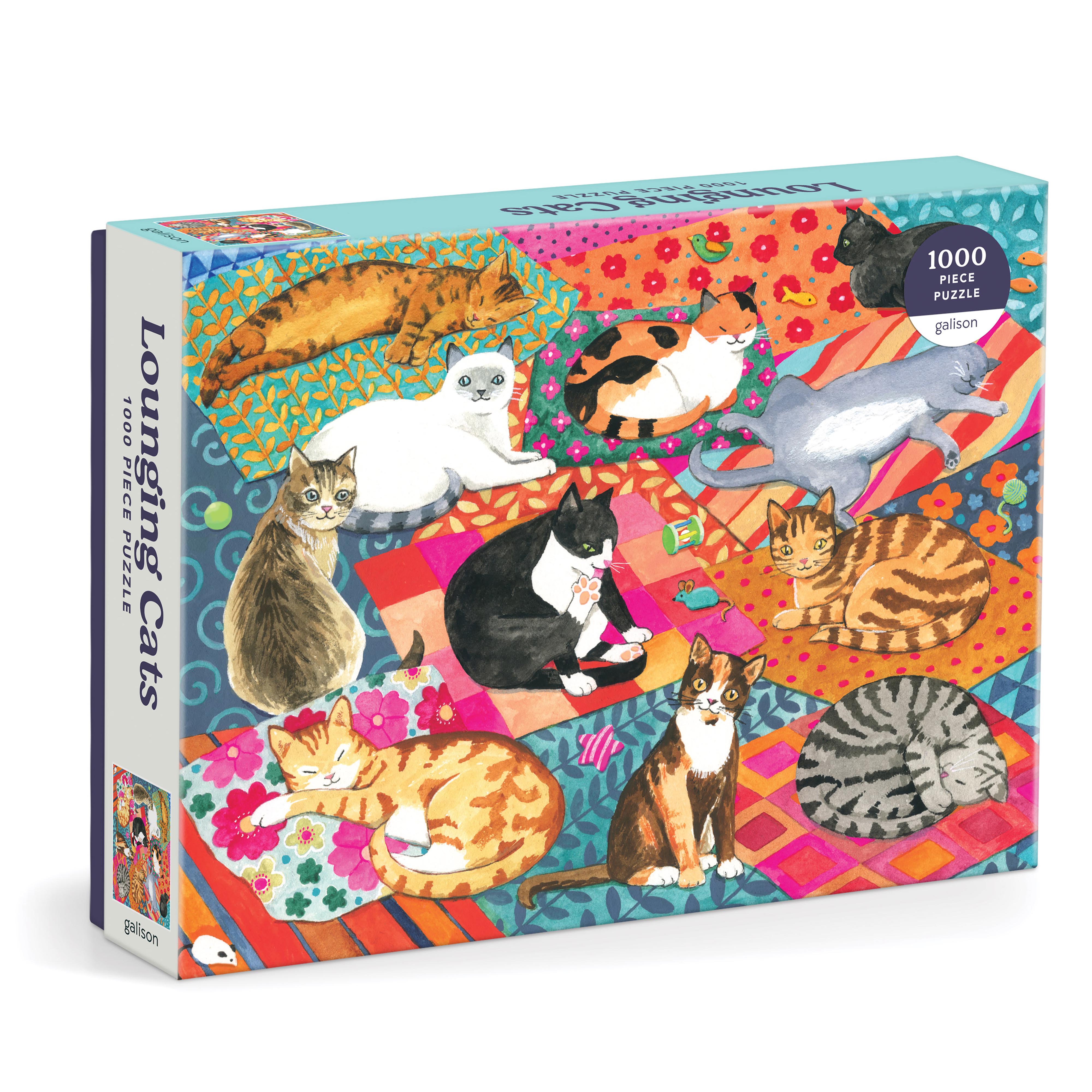 Lounging Cats Puzzle - ­1000pc