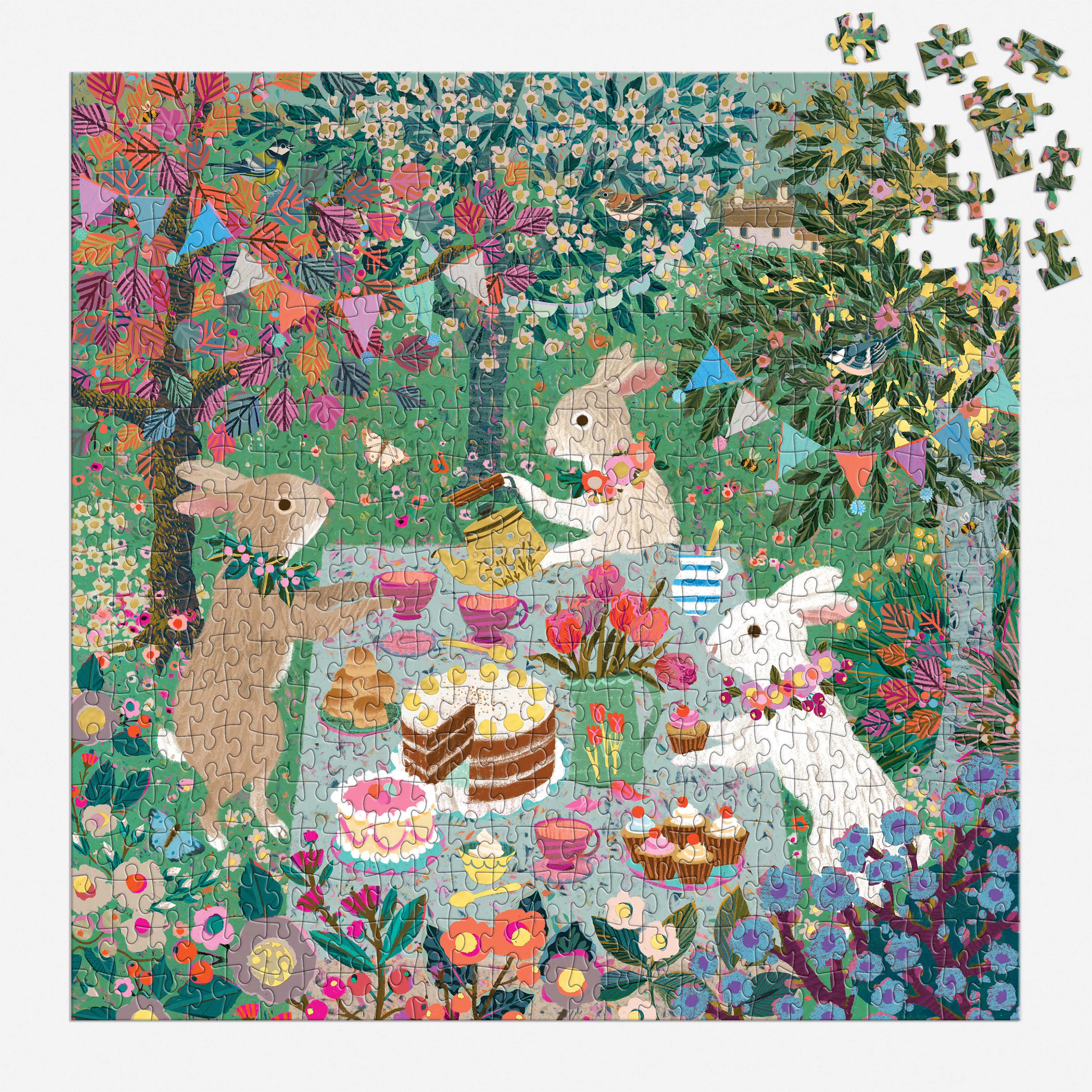 Puzzle - Spring Tea Party - 500 piece