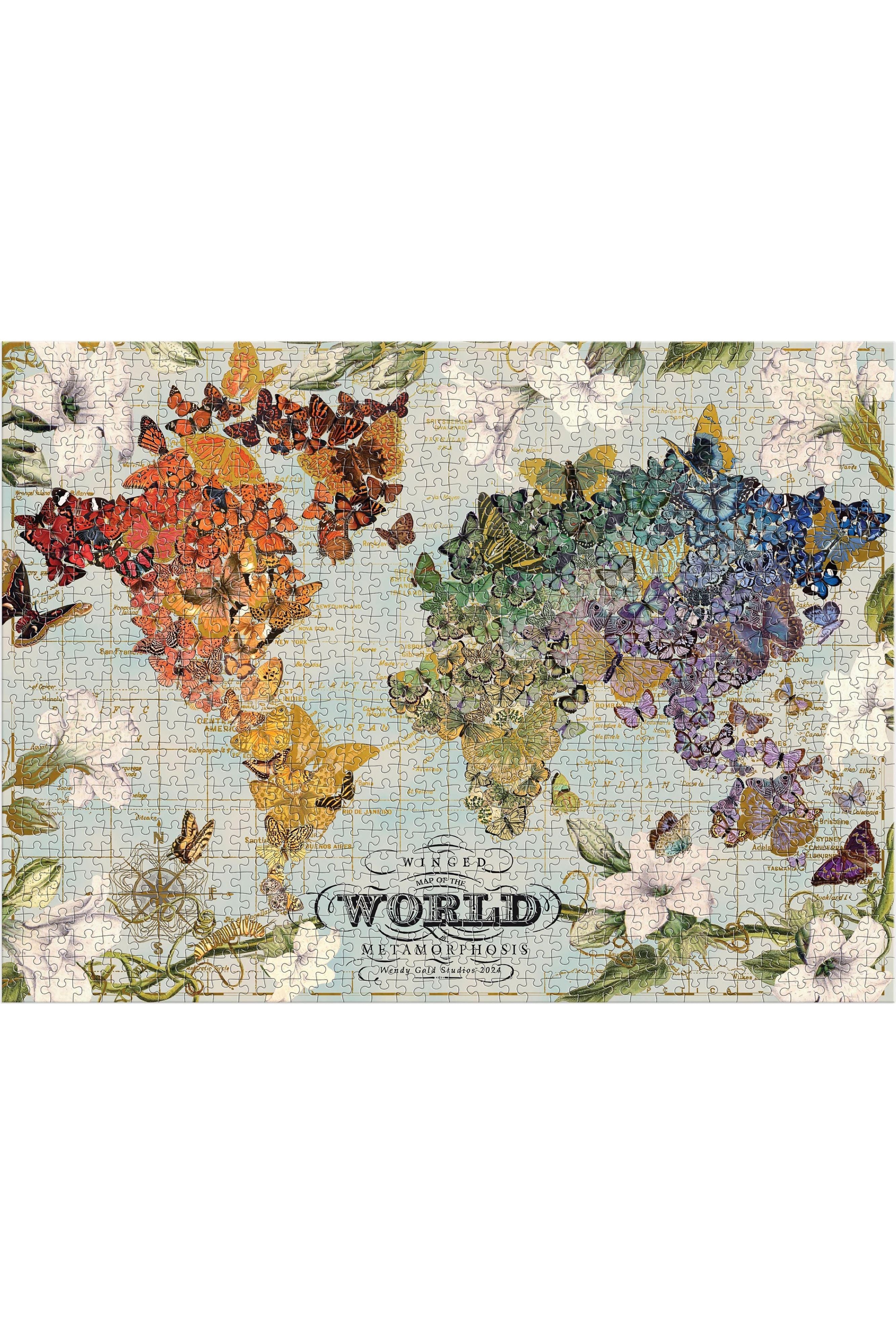 Puzzle - Wendy Gold Winged Metamorphisis - 1000pce