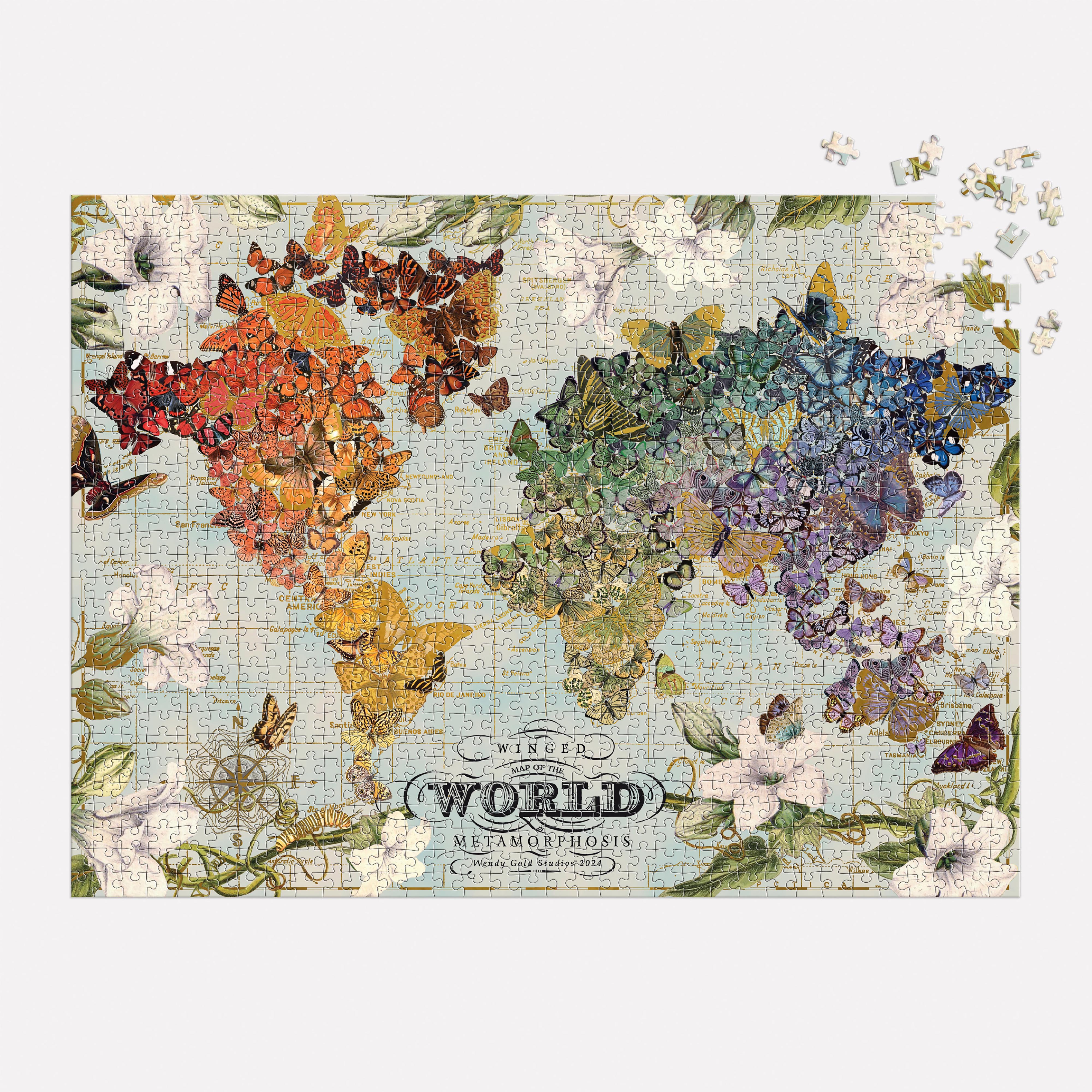 Puzzle - Wendy Gold Winged Metamorphisis - 1000pce