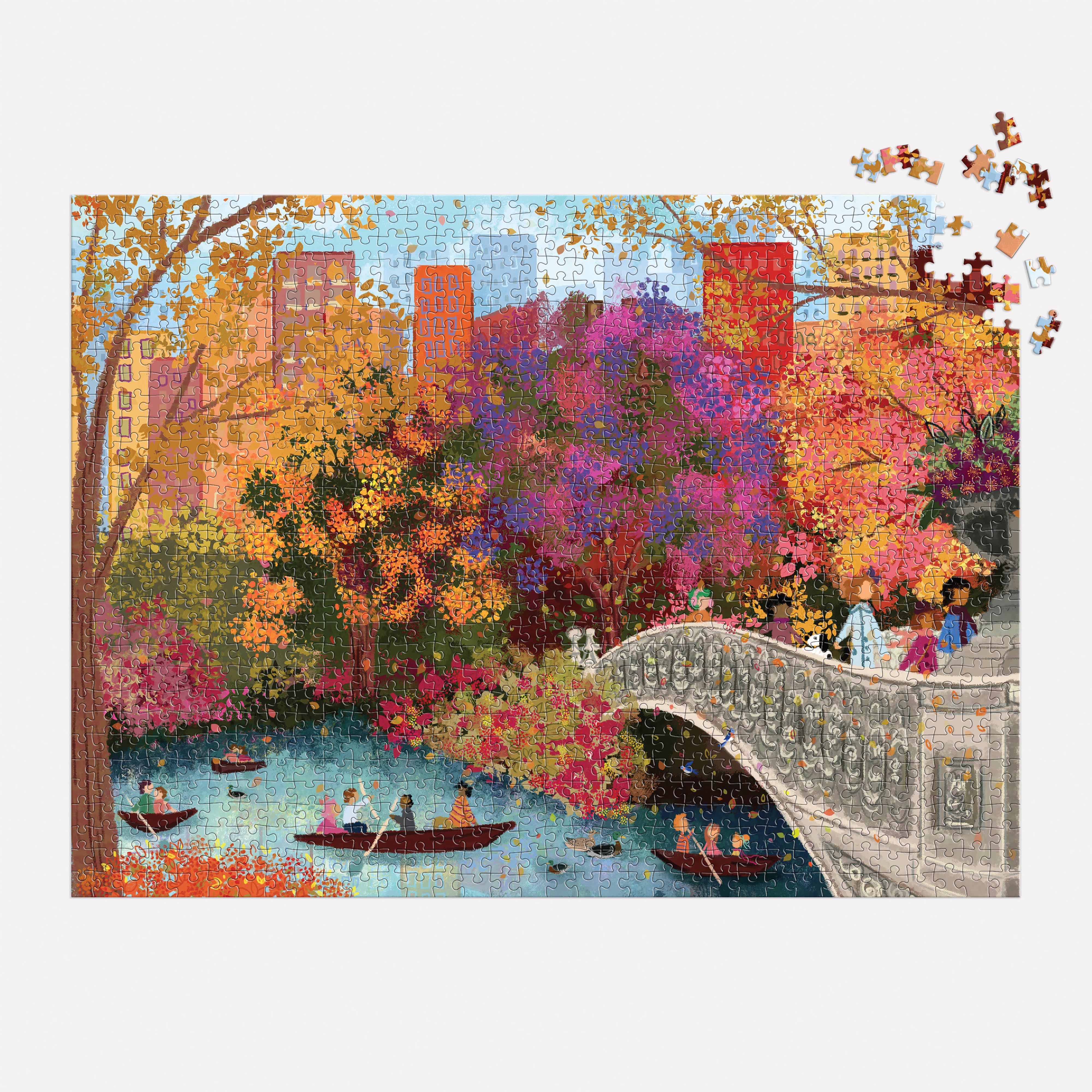 Puzzle - Autumn on Bow Bridge - 1000pce