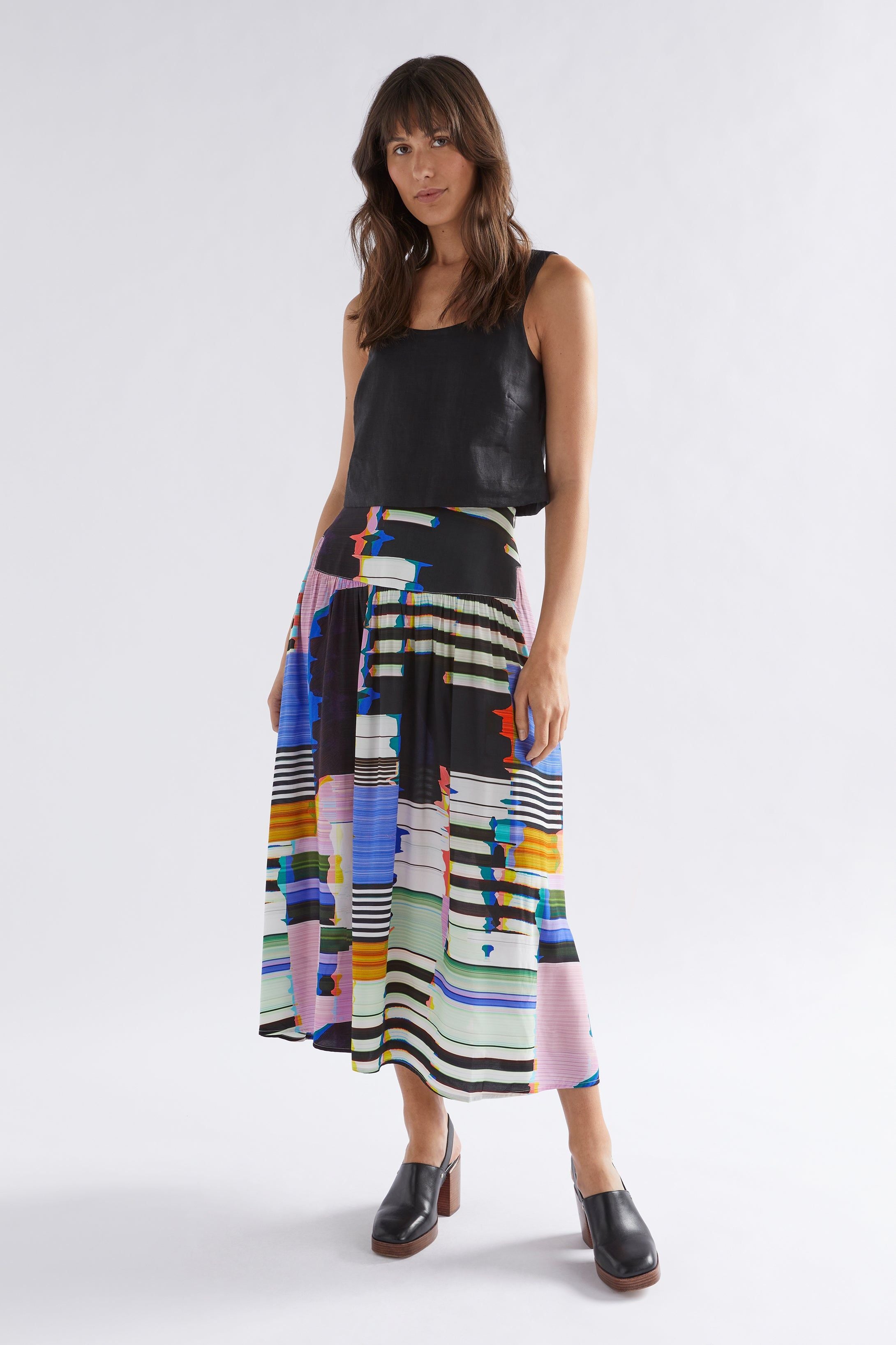 Berg Skirt - Glitch Print