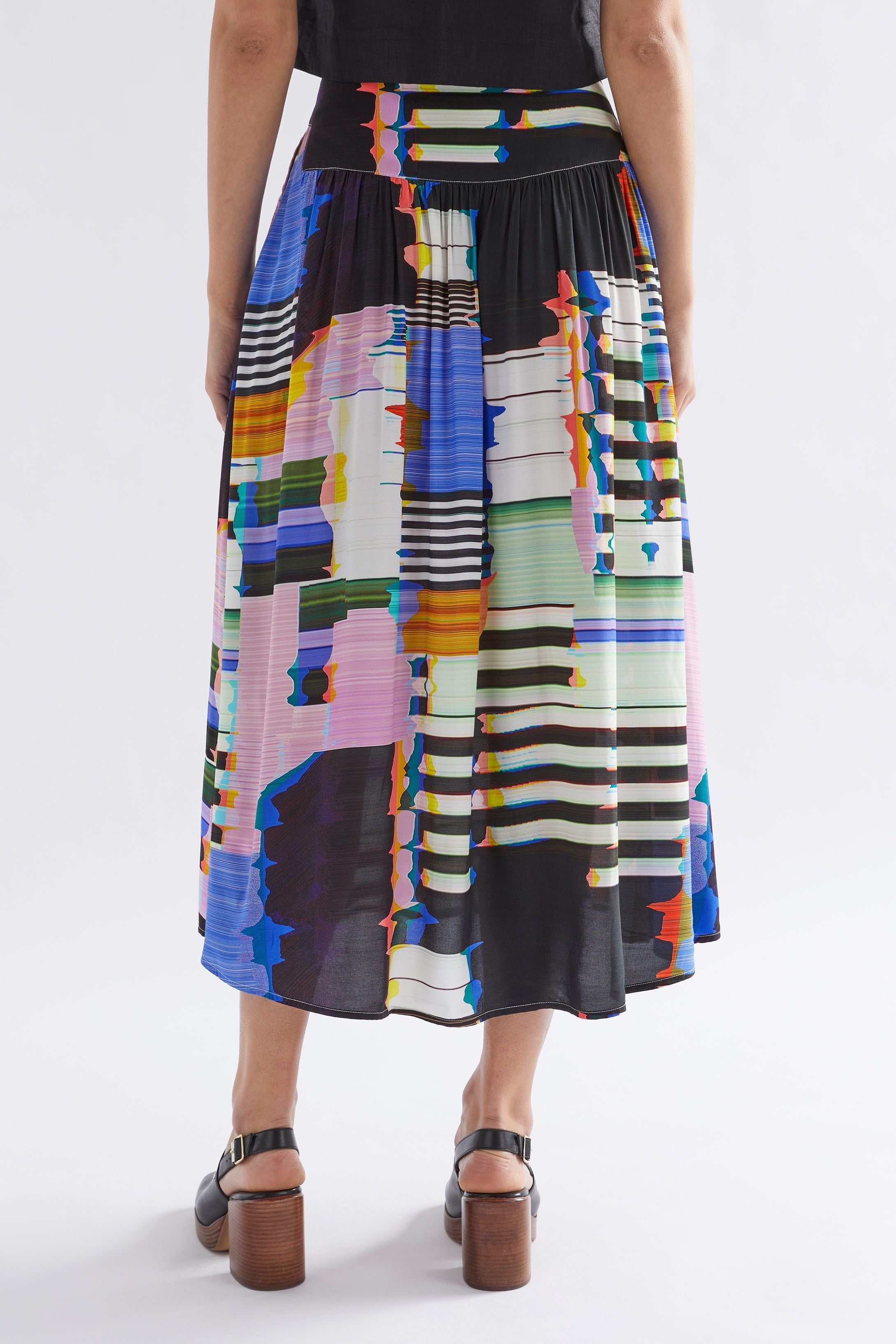 Berg Skirt - Glitch Print