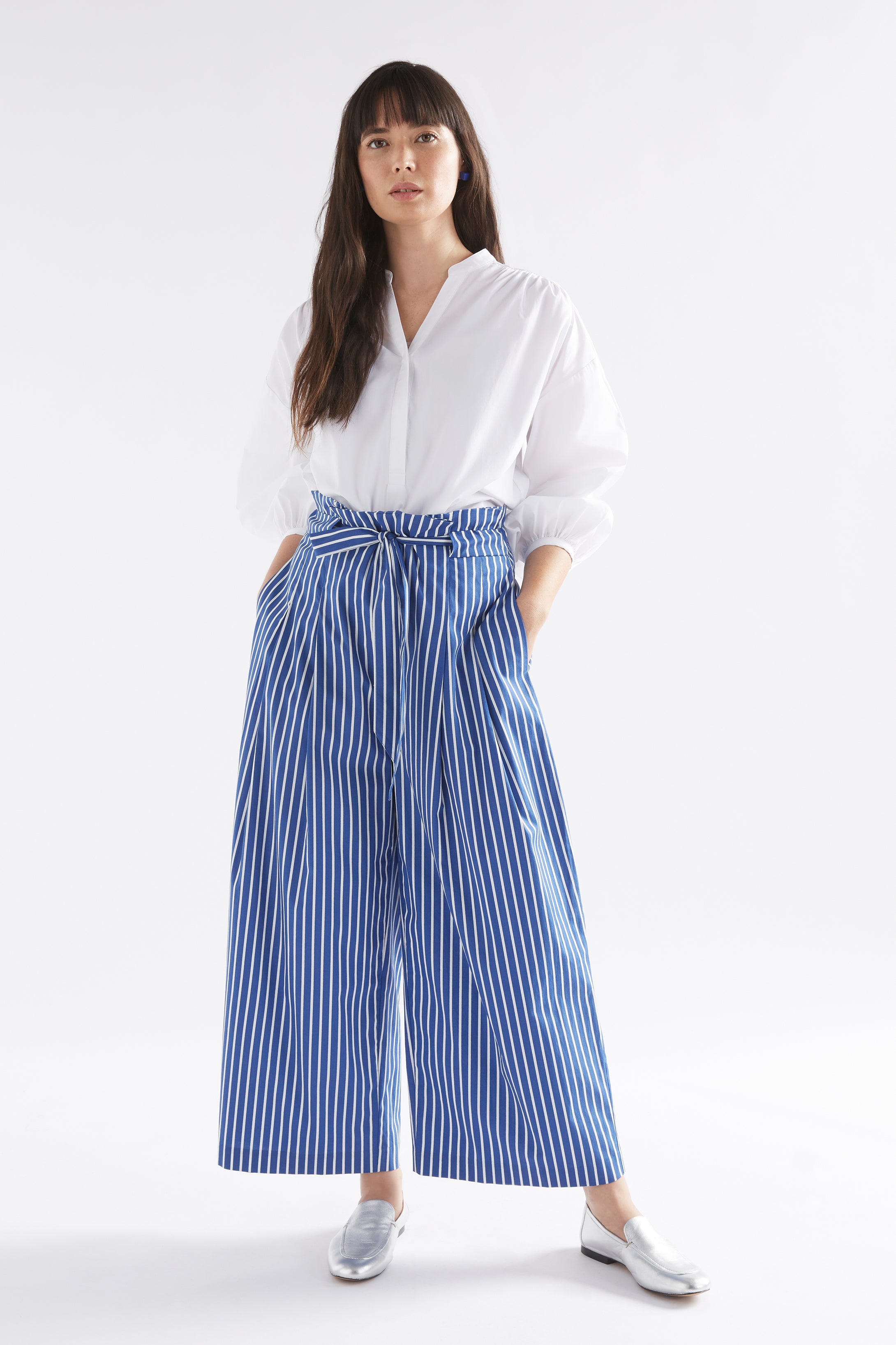 Ligne Pant - Blue Stripe