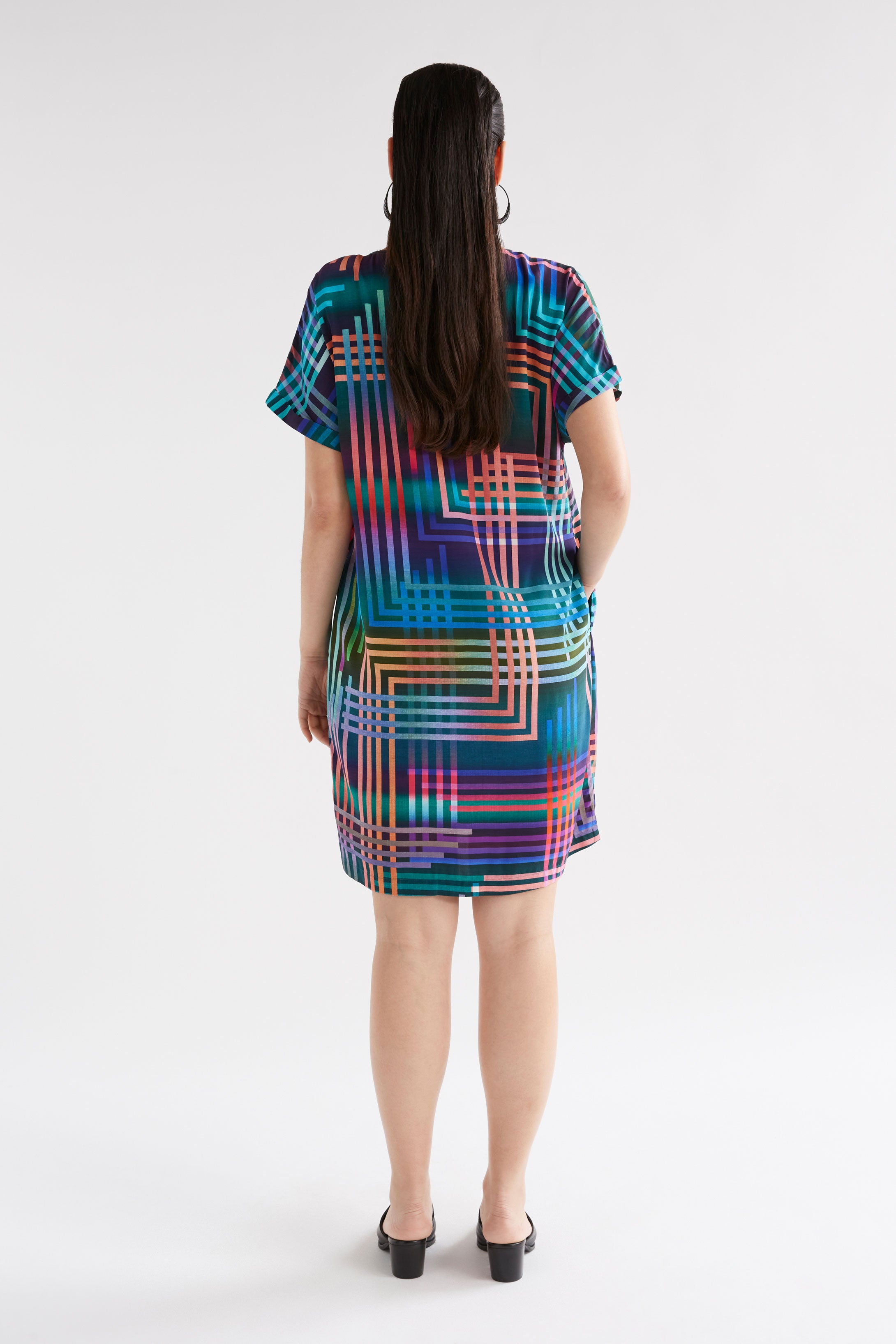 Eryn Dress - Ligheten Print Navy