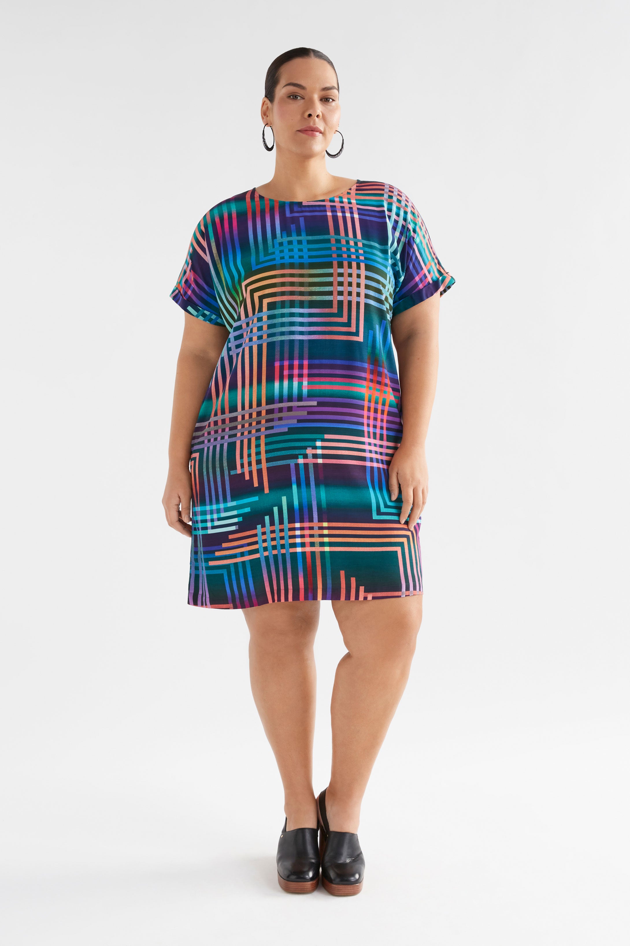 Eryn Dress - Ligheten Print Navy