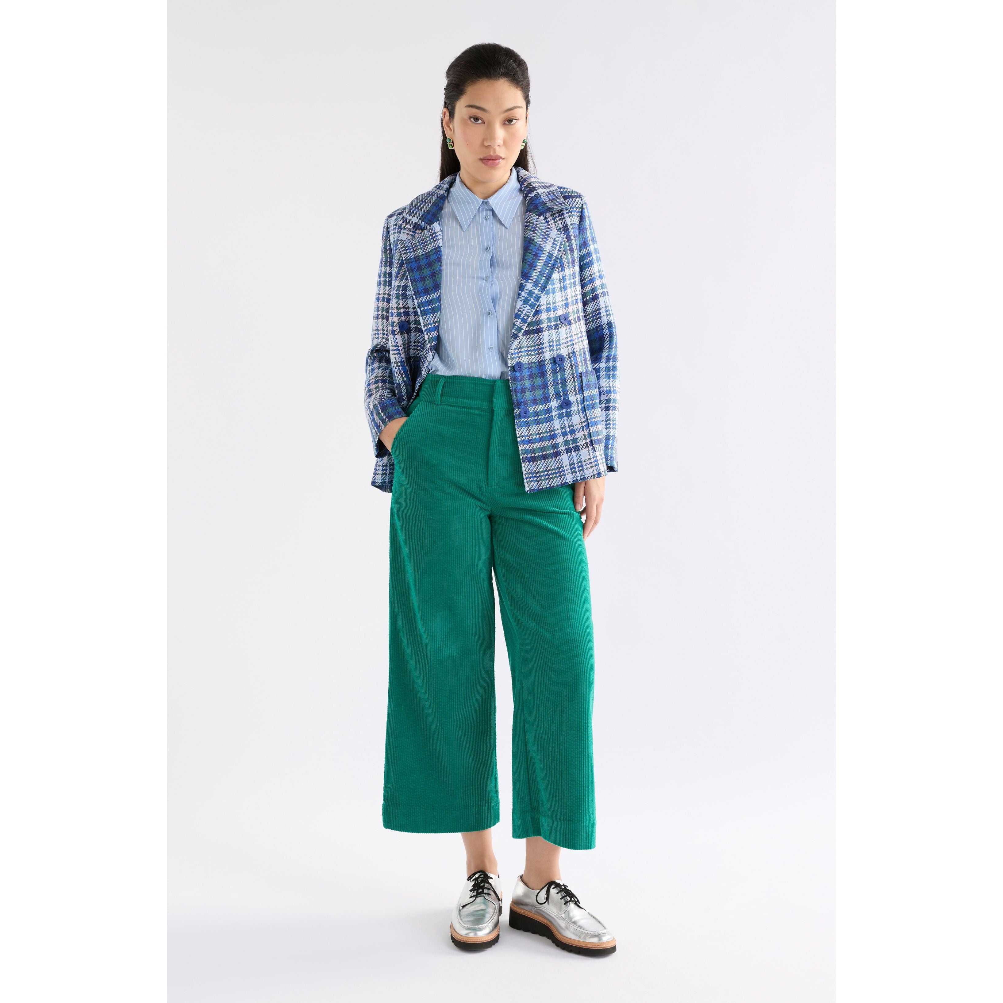 Rhes Cord Pant - Island Green