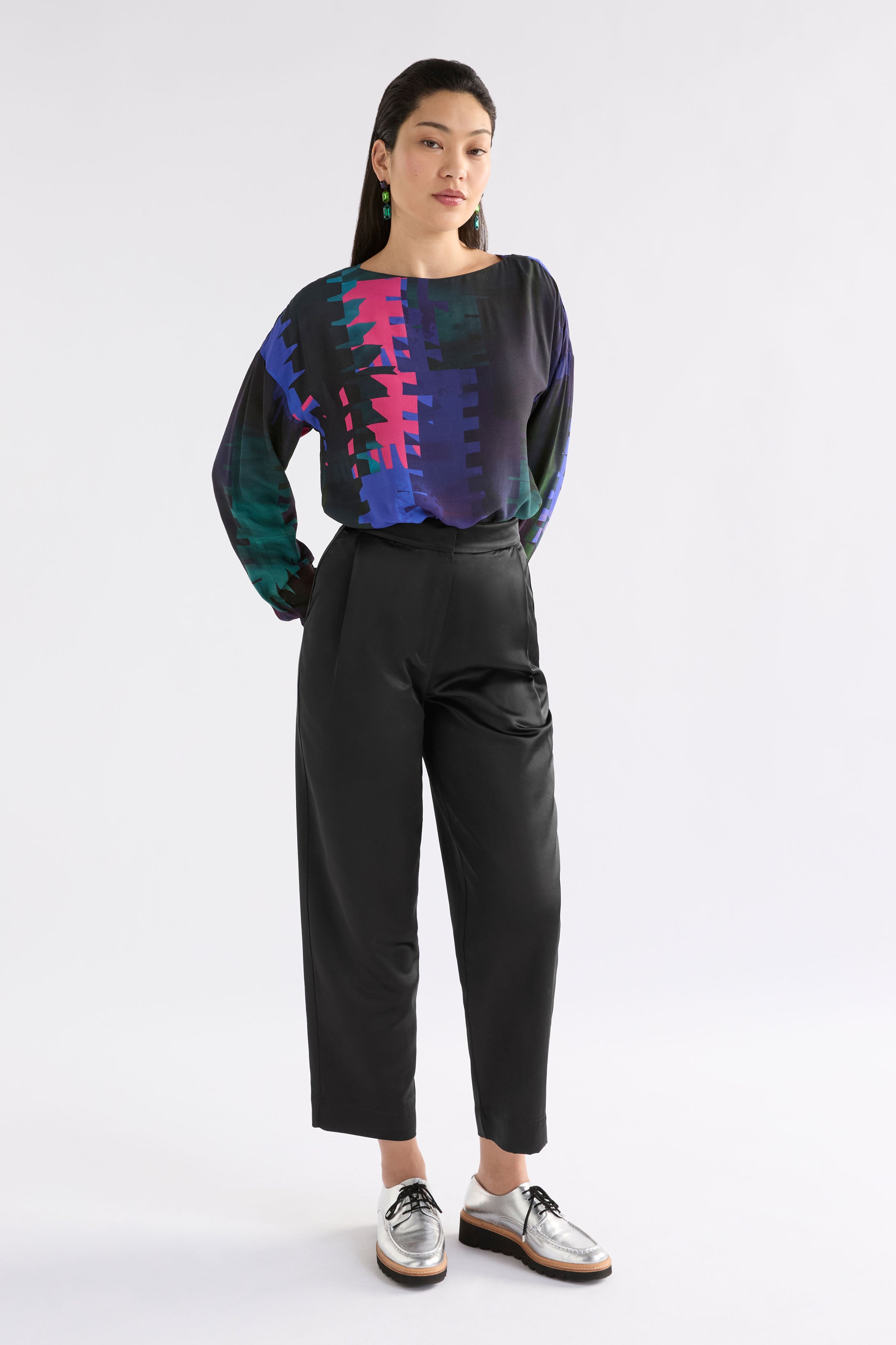 Terrase Top - Loom Print