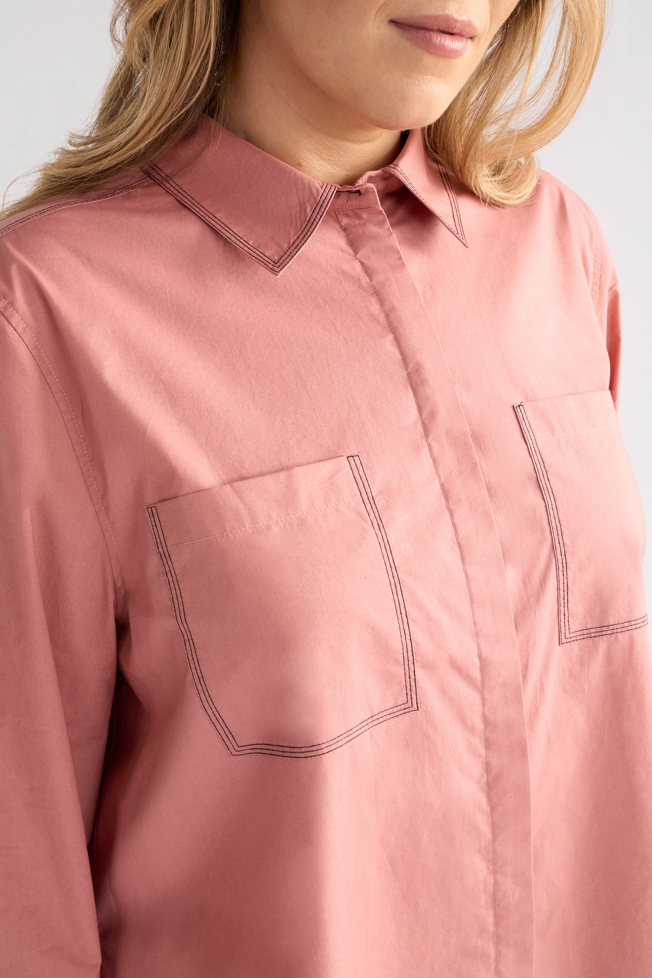Salli Shirt - Clay Pink