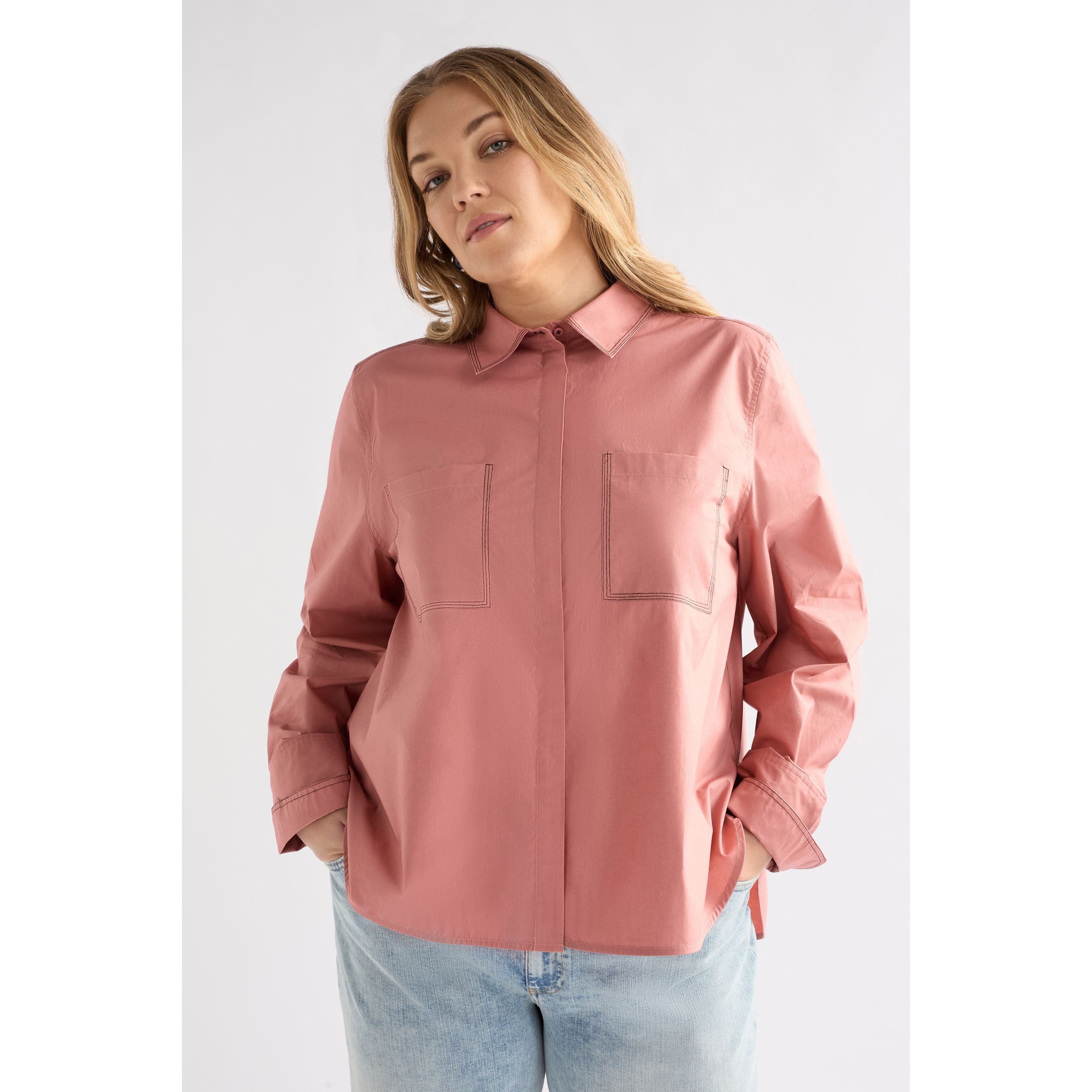 Salli Shirt - Clay Pink