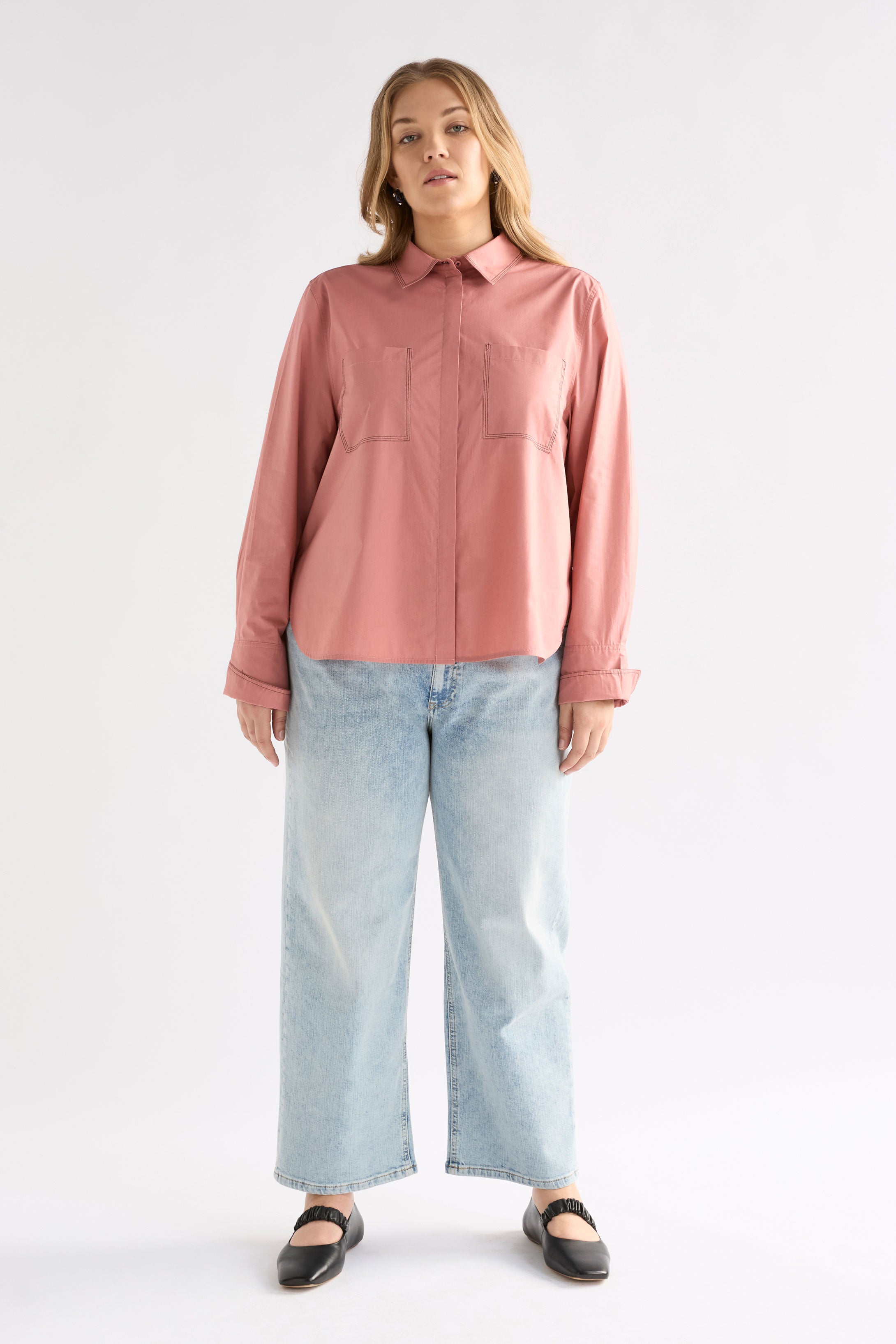 Salli Shirt - Clay Pink