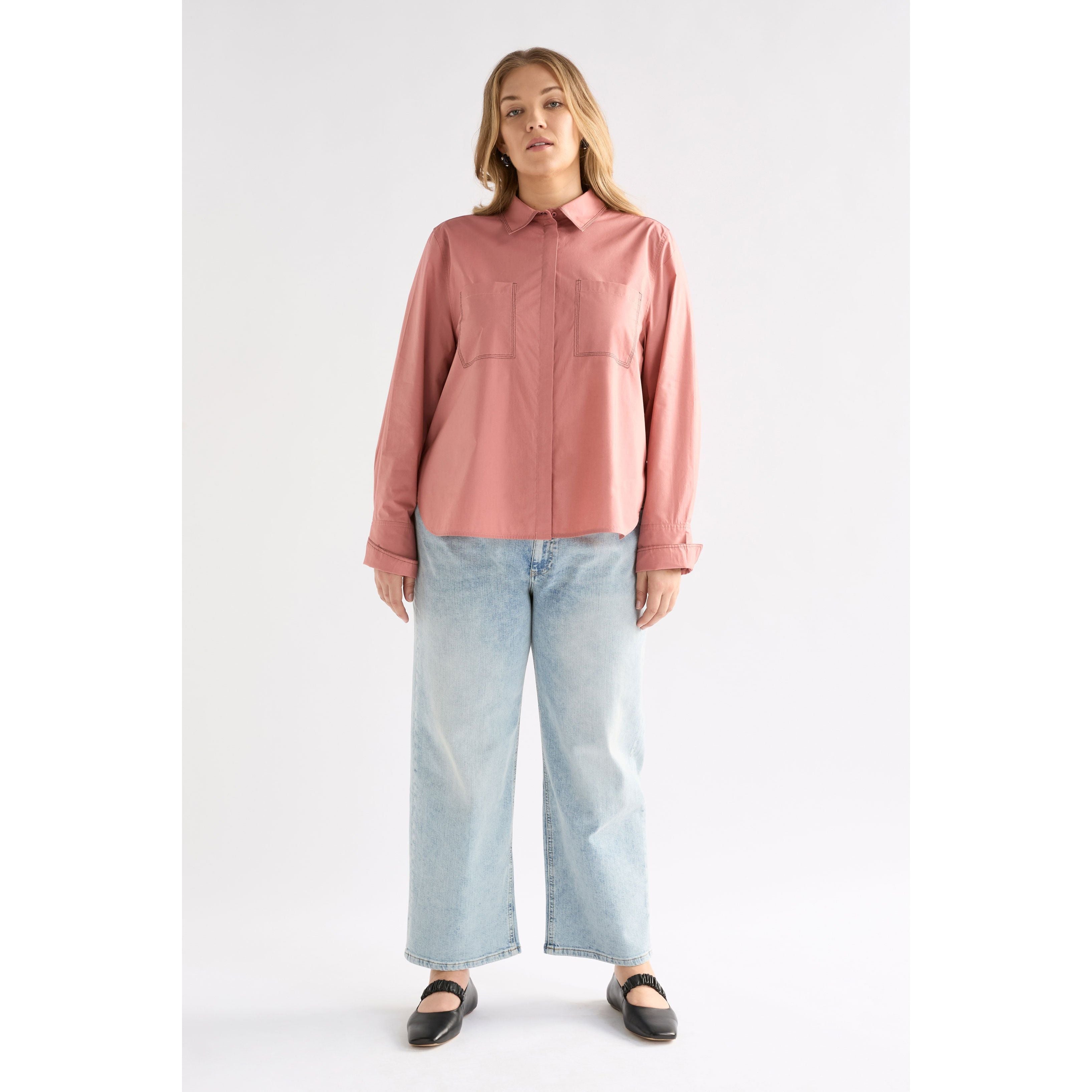 Salli Shirt - Clay Pink