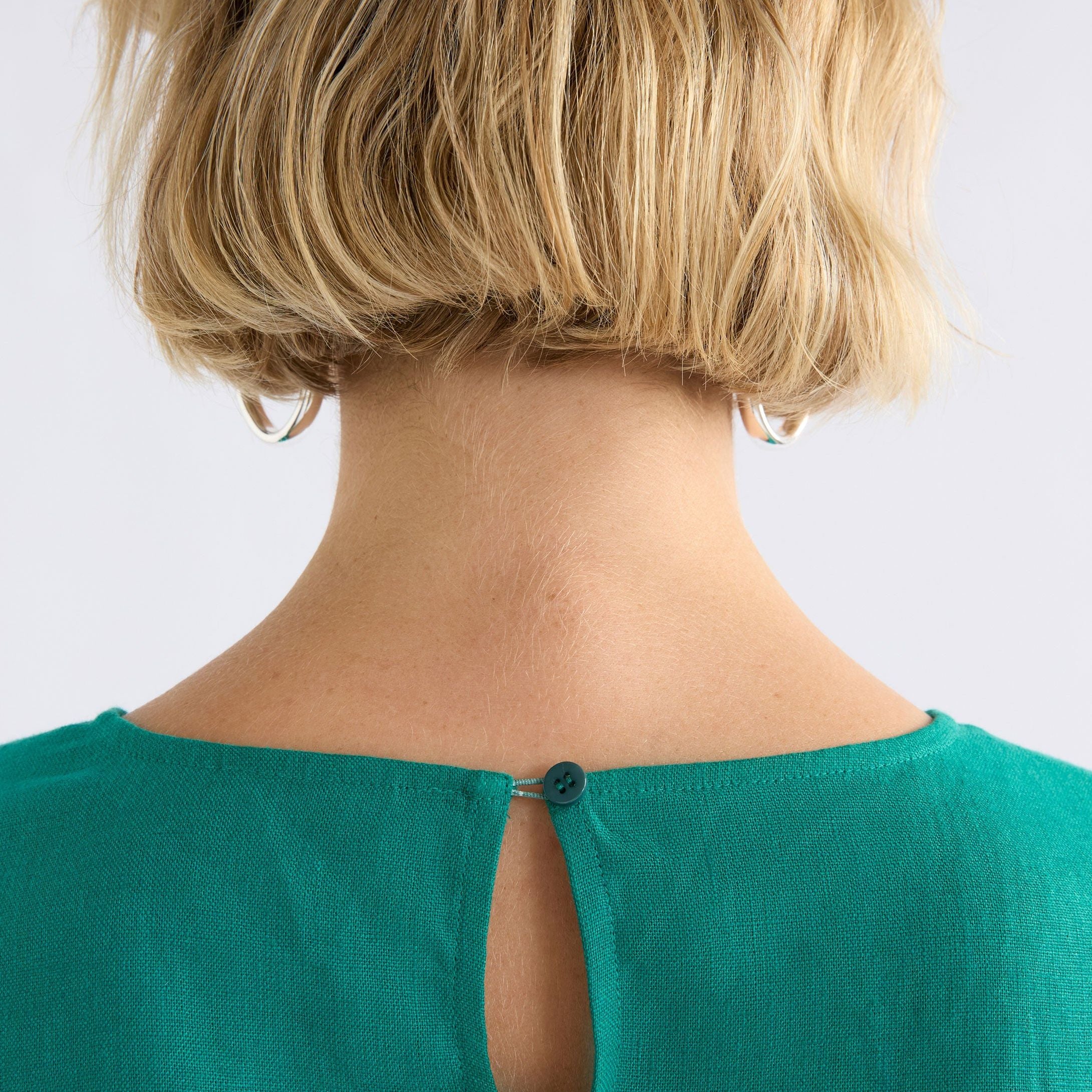 Llinen Top - Bright Teal