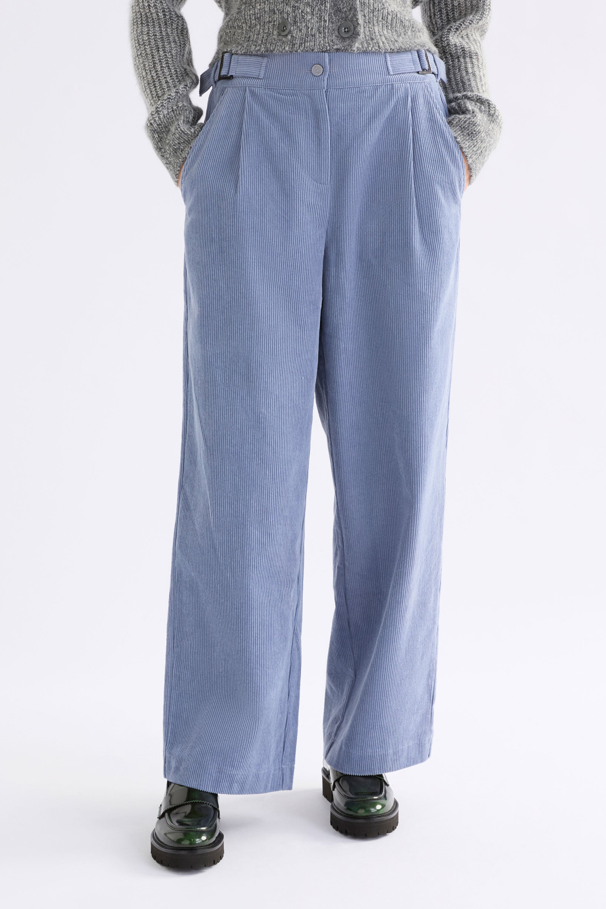 Noemi Cord Pant - Ice Blue