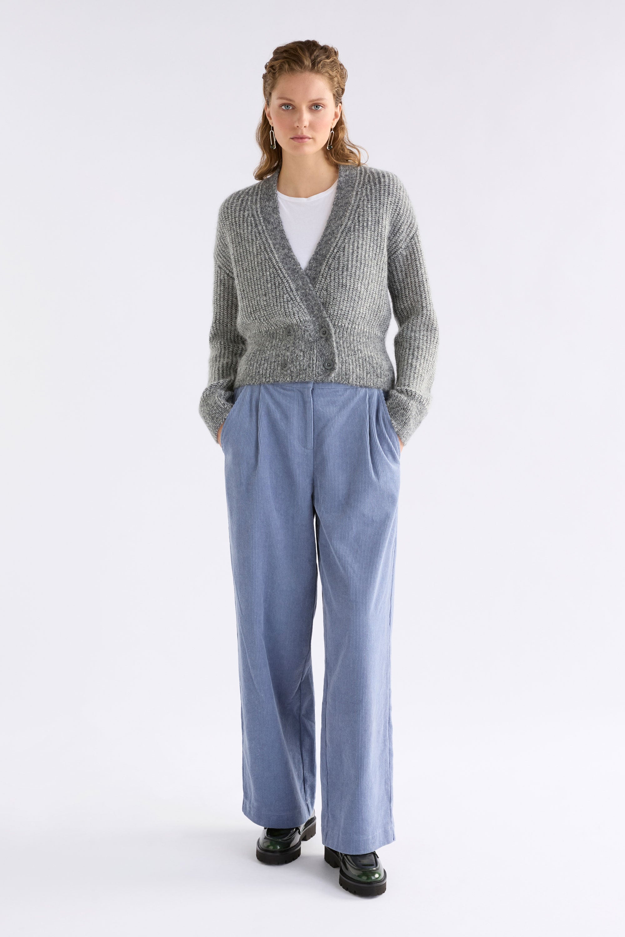 Noemi Cord Pant - Ice Blue