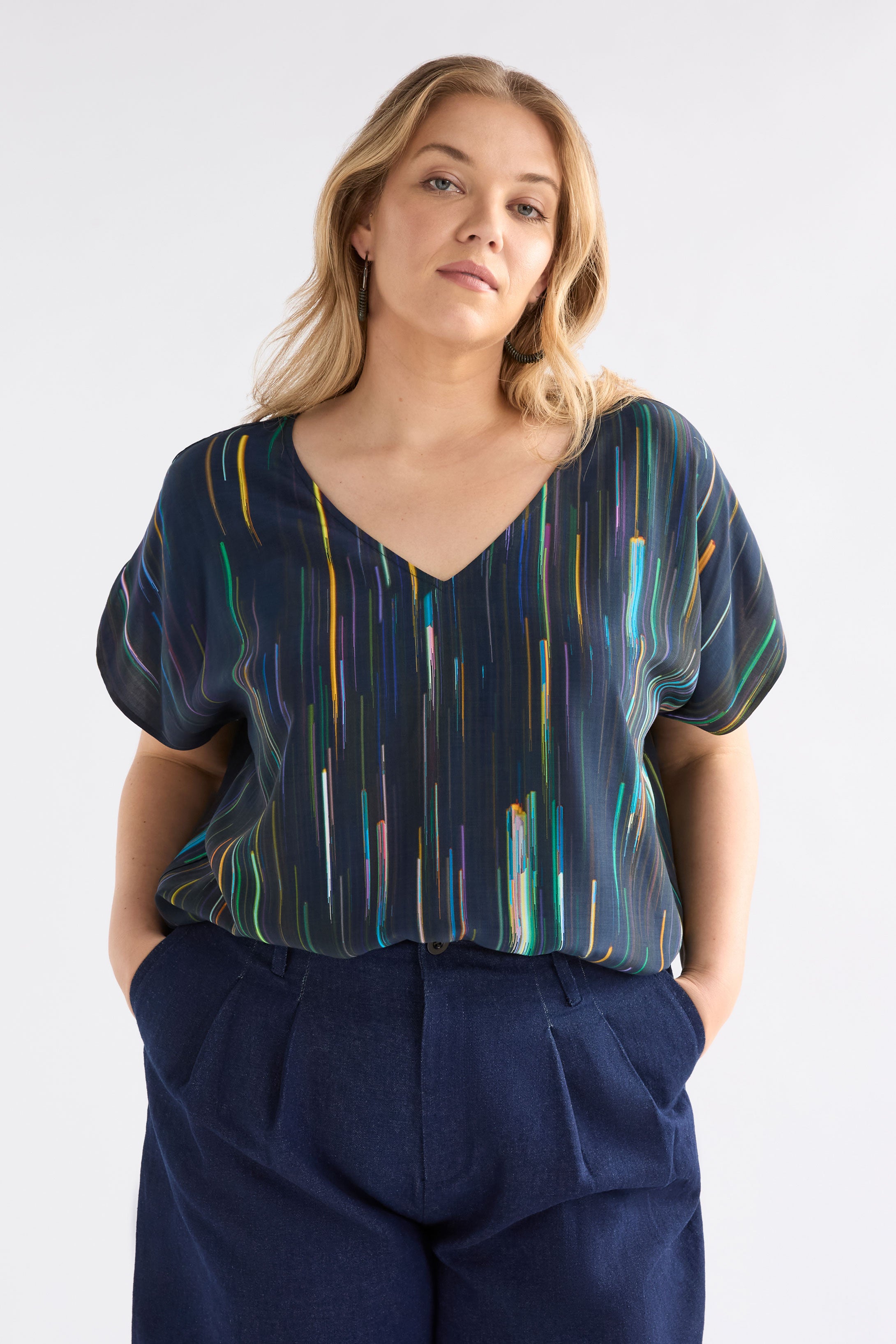 Kayra V Neck T - ALINEA PRINT