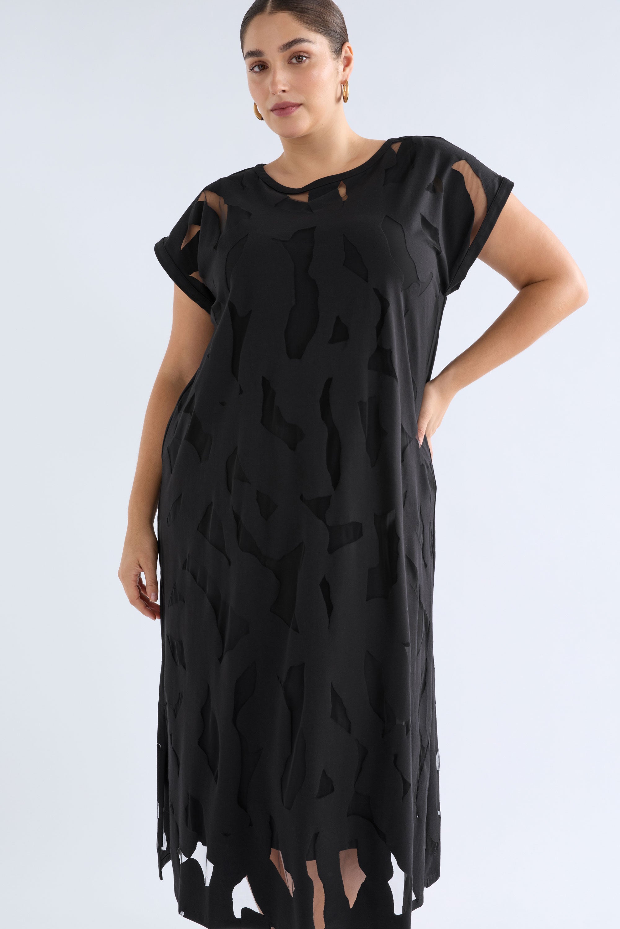 Varr Burnout Dress - Black