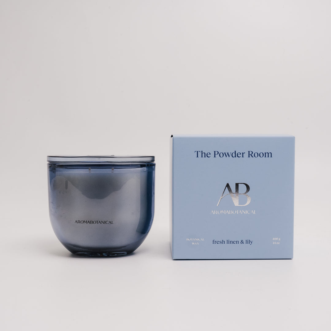 POWDER ROOM CANDLE - Fresh Linen & Lily