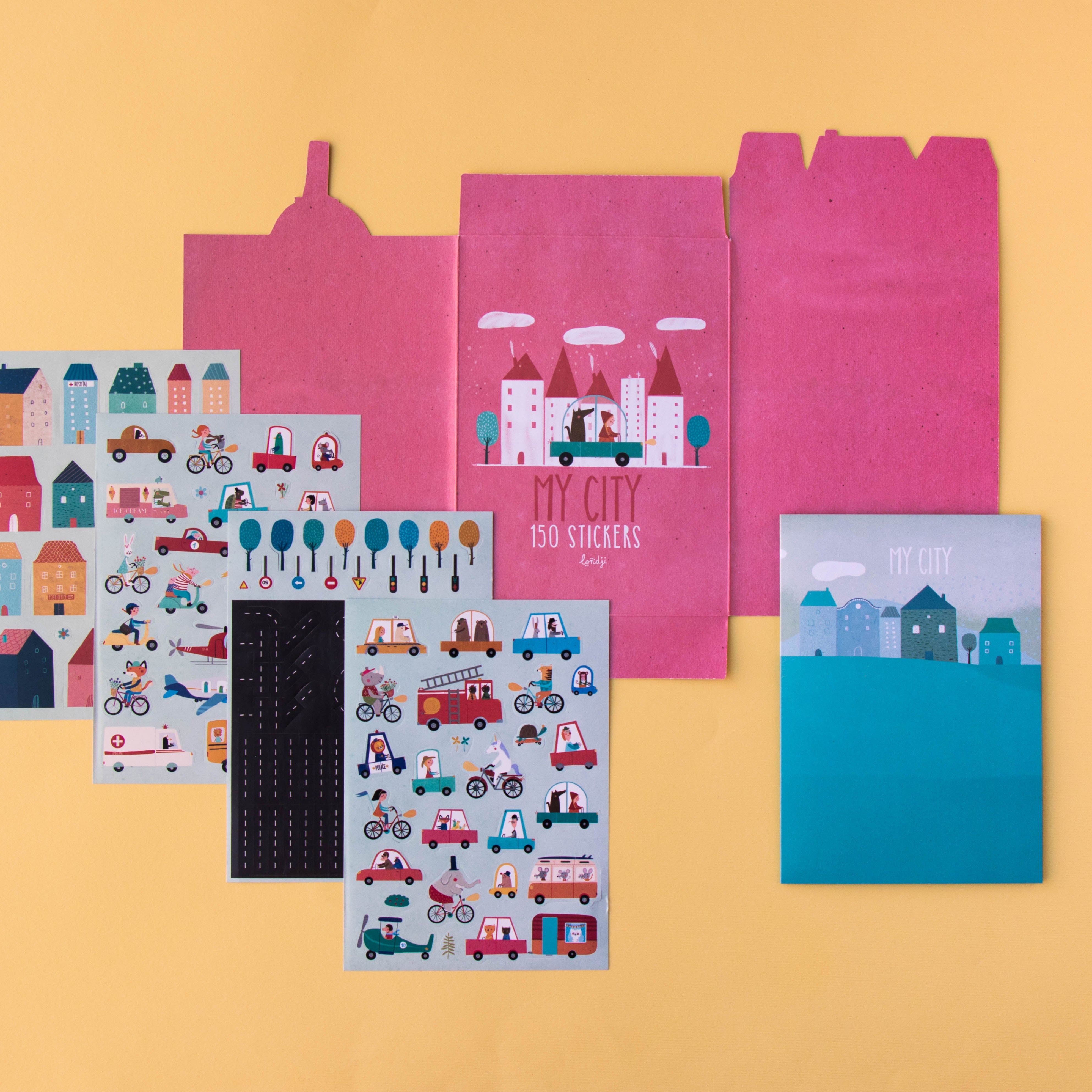 Sticker Activity Set - City
