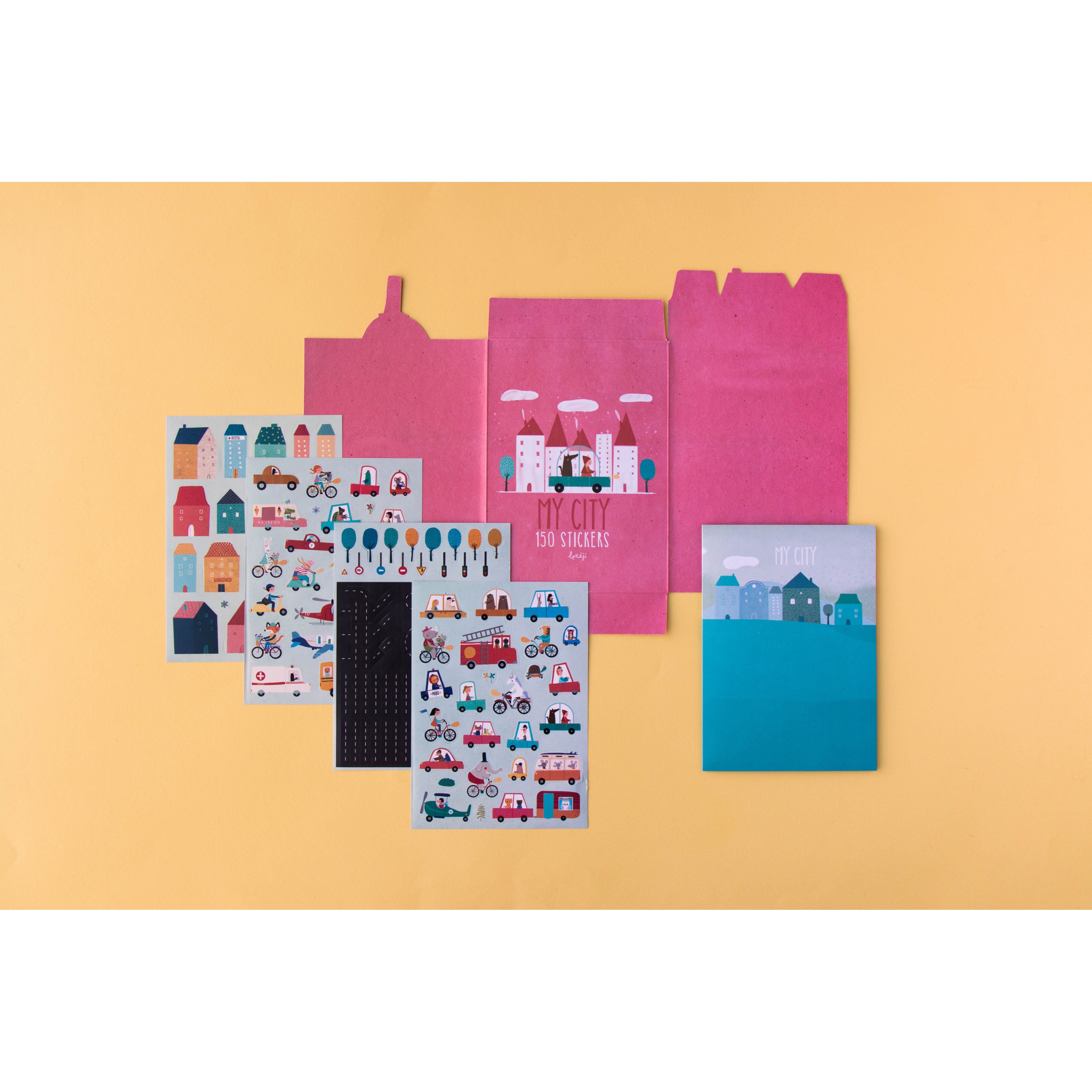 Sticker Activity Set - City