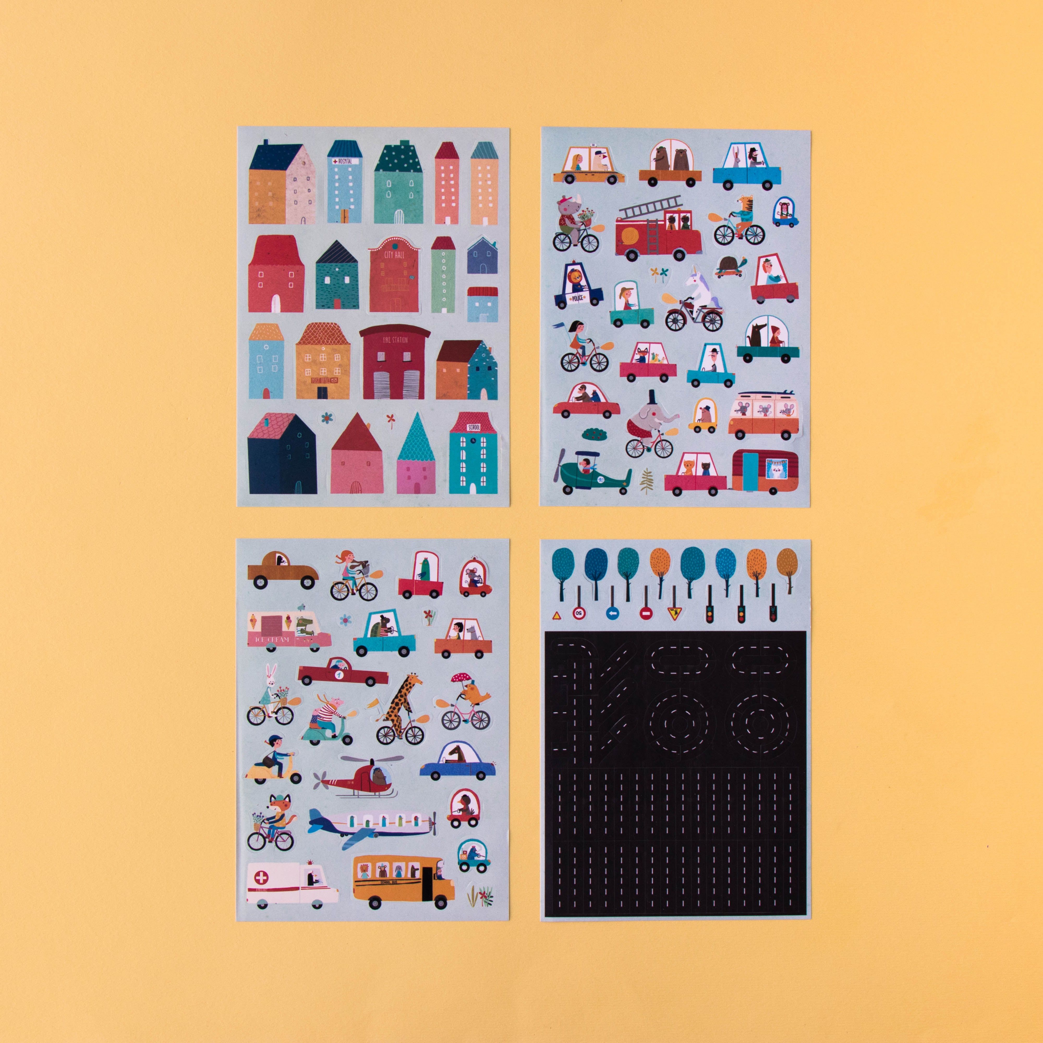 Sticker Activity Set - City