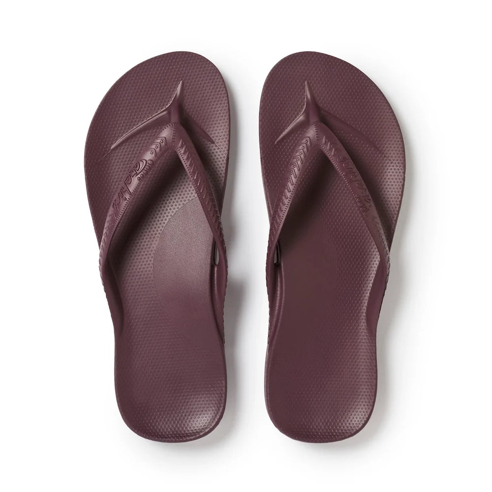 Archies Arch Support Thongs - Nightshade