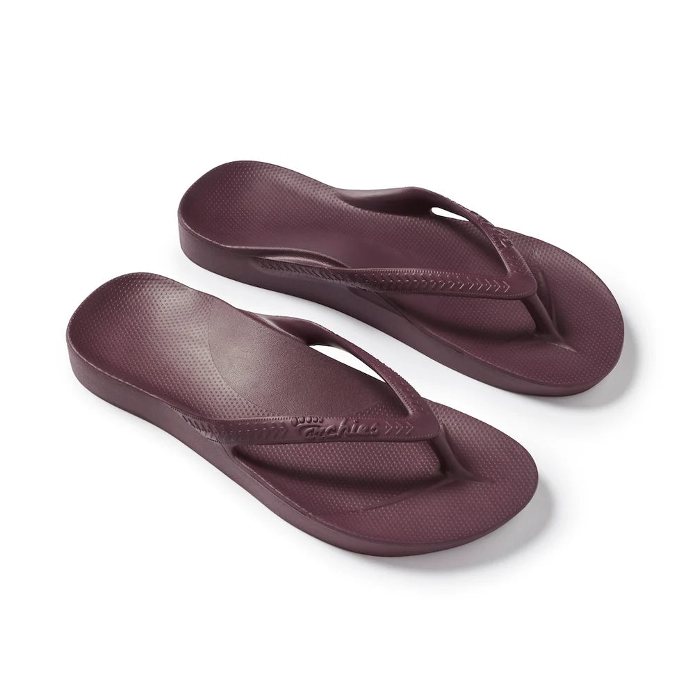 Archies Arch Support Thongs - Nightshade