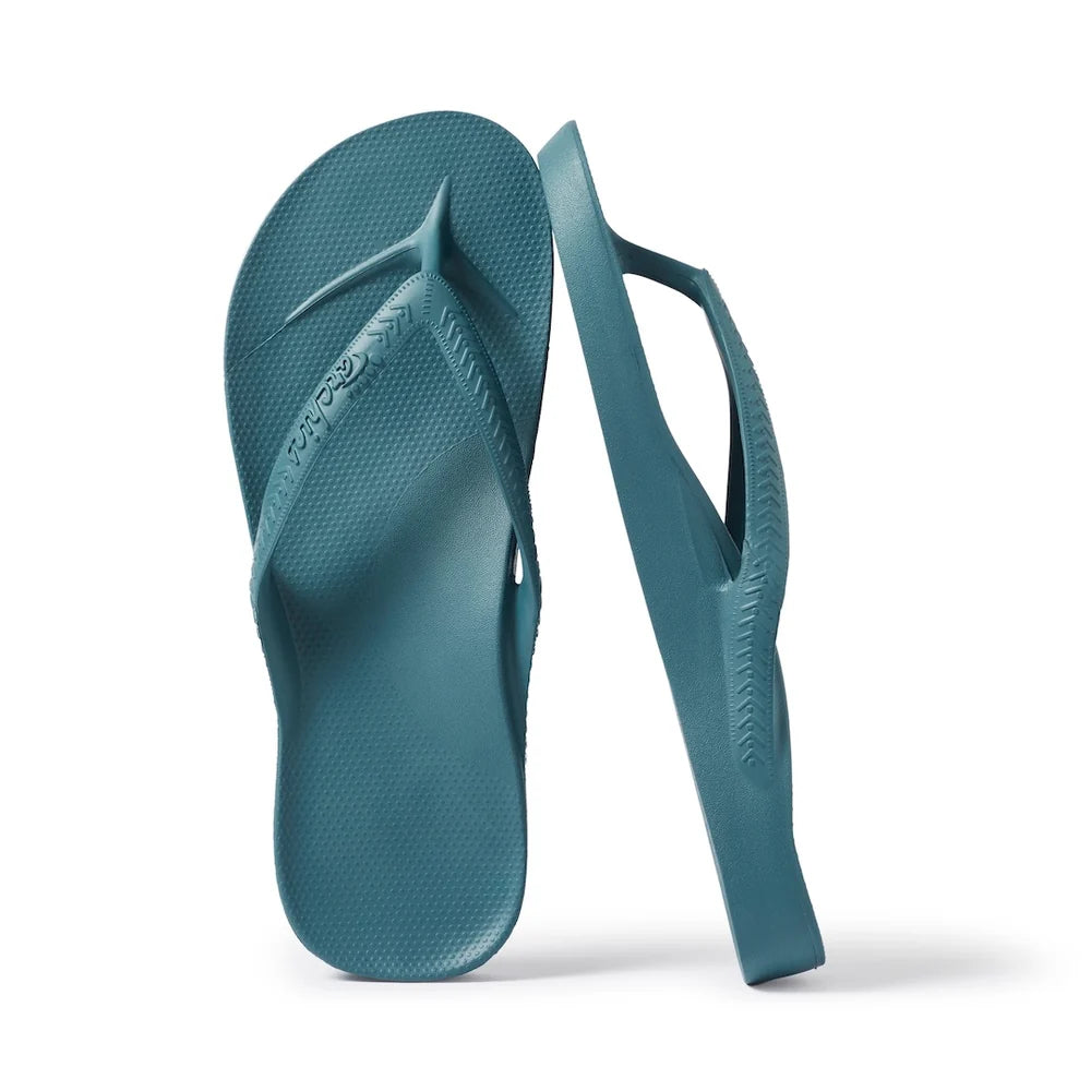 Archies Arch Support Thongs - Teal