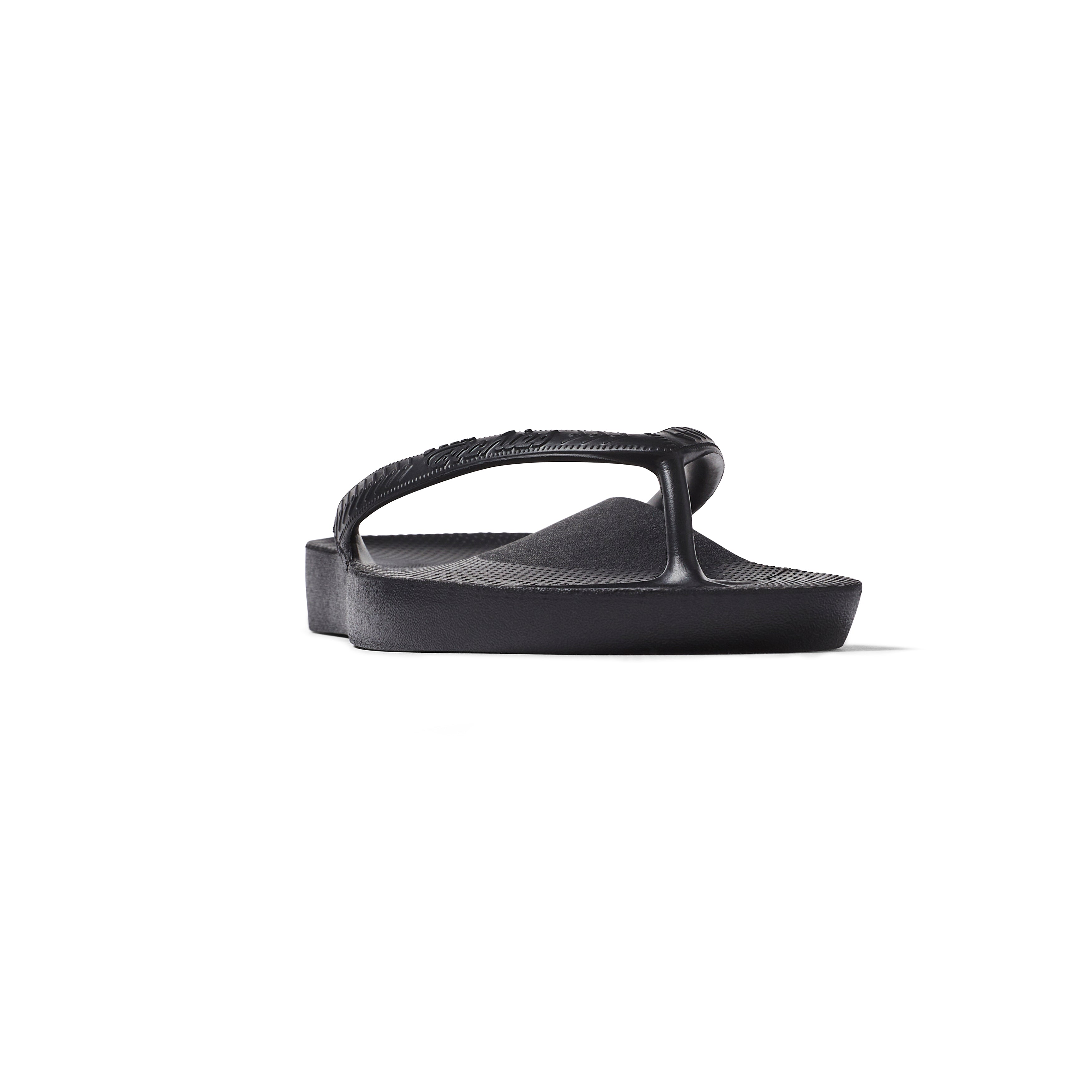 Archies Arch Support Thongs - - Kids -Black