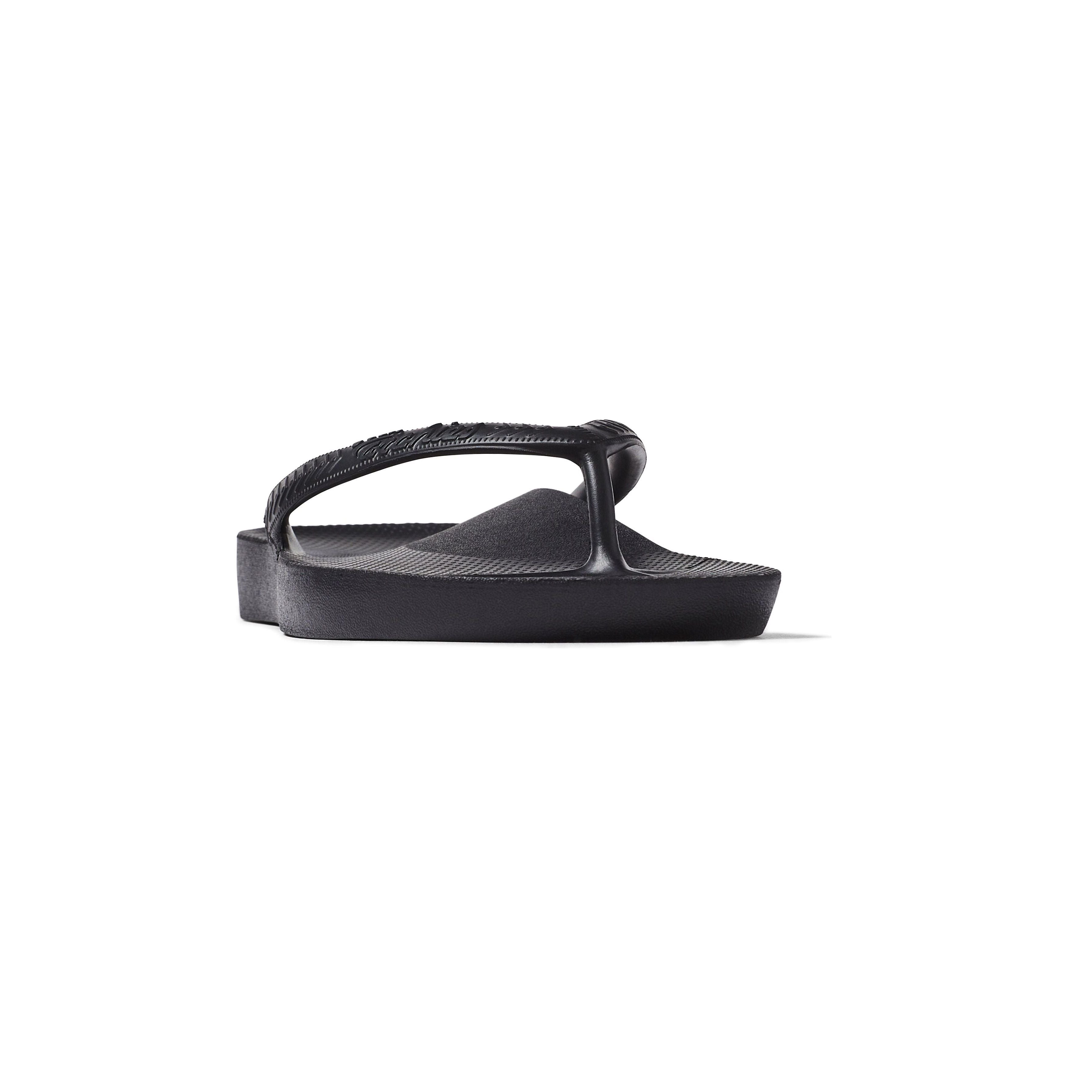 Archies Arch Support Thongs - Black