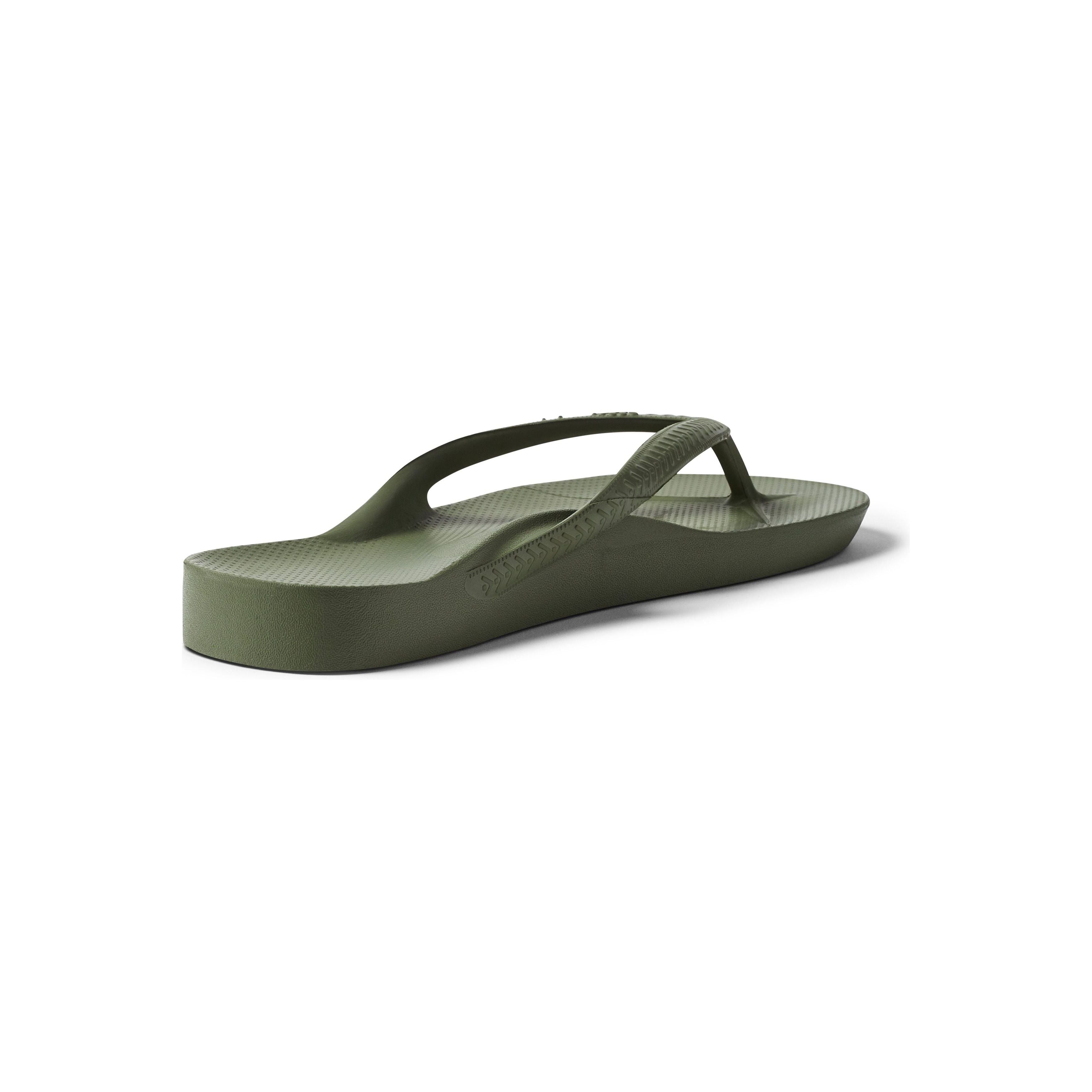 Archies Arch Support Thongs - Khaki