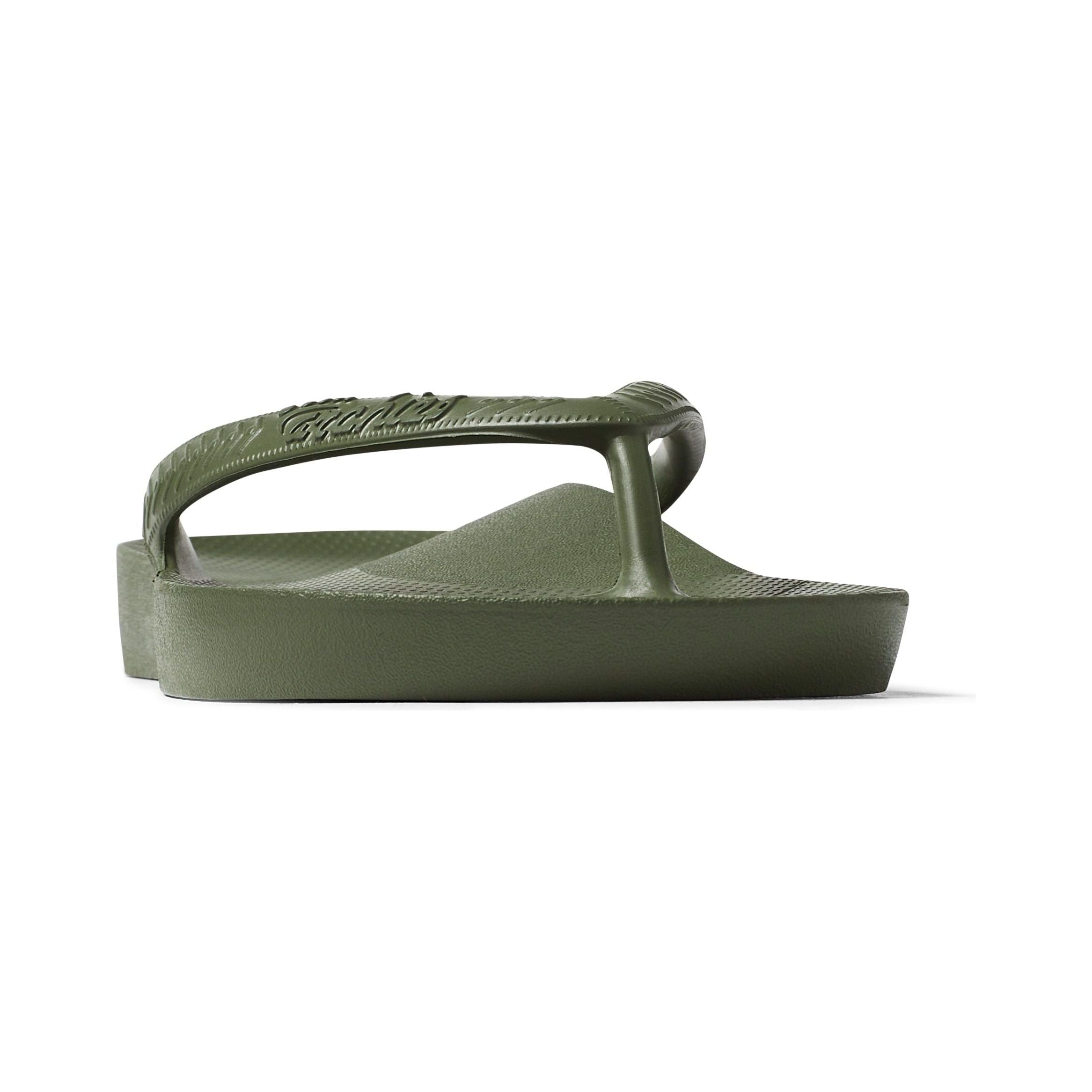 Archies Arch Support Thongs - Khaki